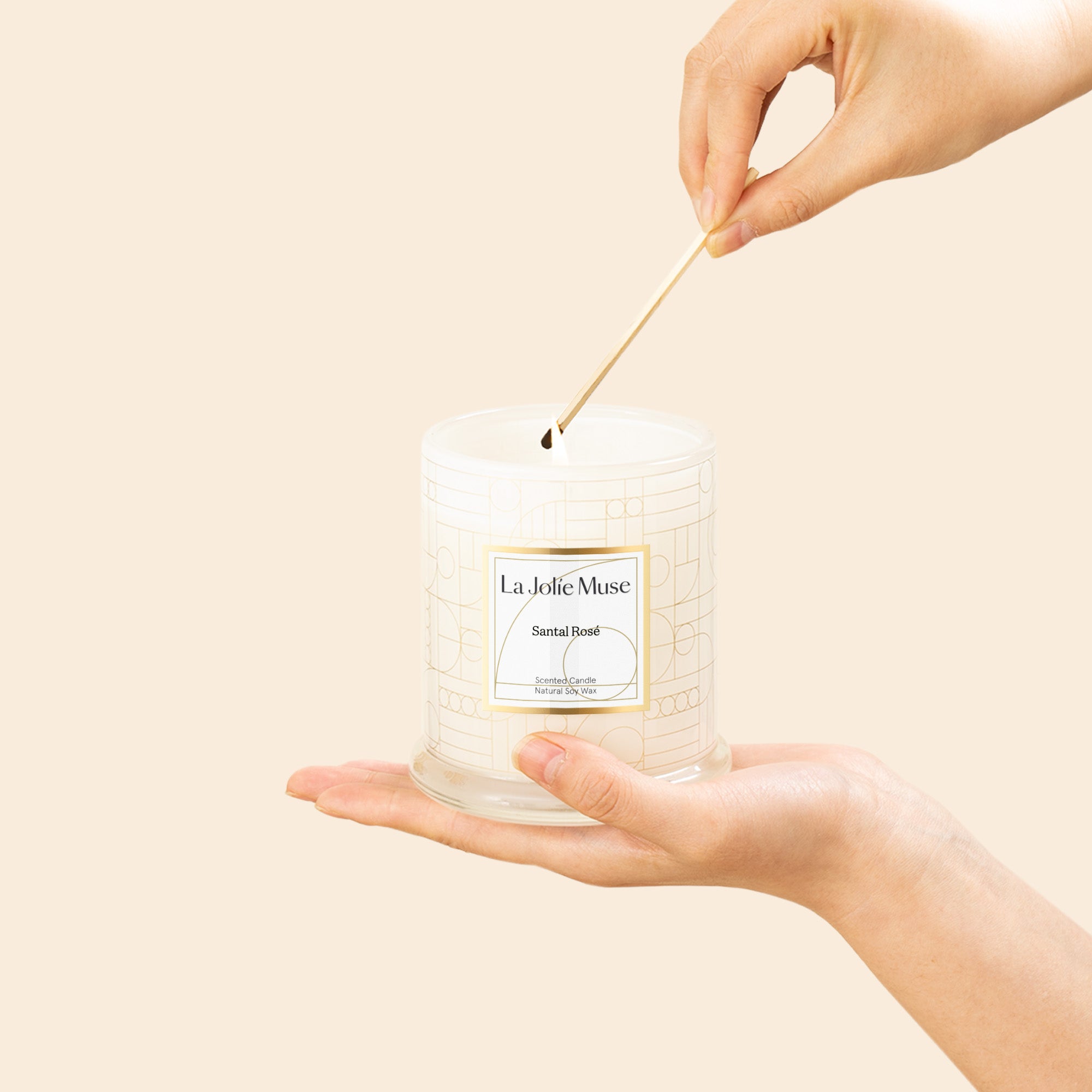 Roesia - Santal Rosé 10oz Candle Candles 2_18290d68-0b2d-48b3-a35c-d470a15993b9 La Jolie Muse