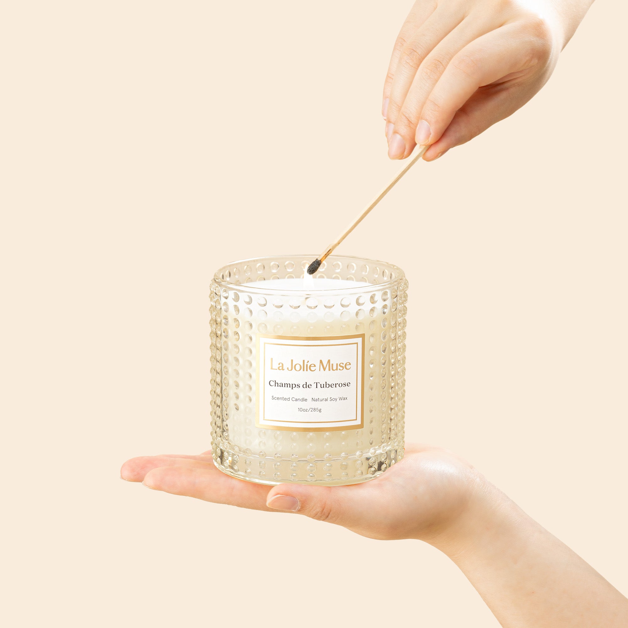 Marvella - Champs de Tuberose 10oz Candle Candles 2_23 La Jolie Muse