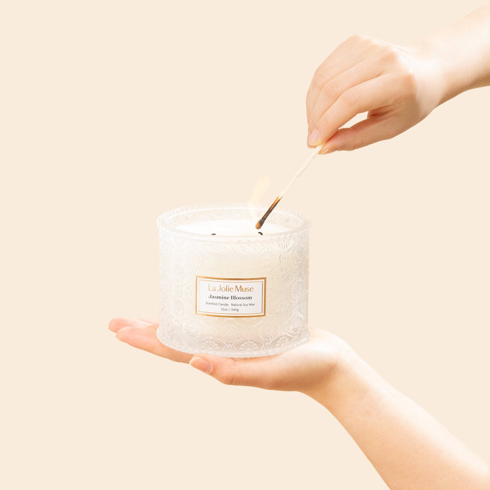 Maelyn - Jasmine Blossom 12oz Candle