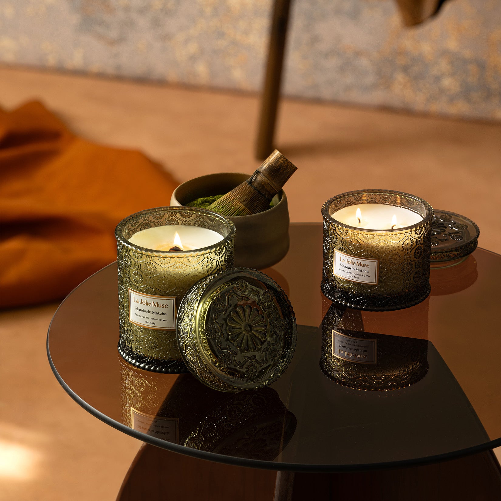 Maelyn - Mandarin Matcha 19oz Candle Candles 2_26 La Jolie Muse