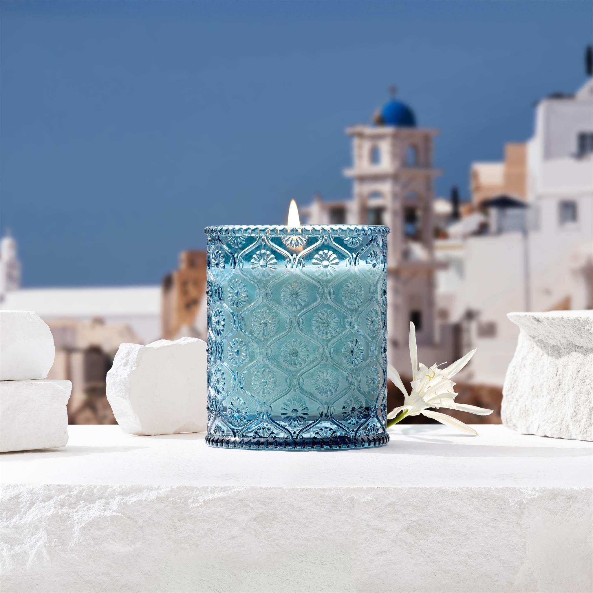 Maelyn - Santorini Salt Air 6oz Candle – LA JOLIE MUSE