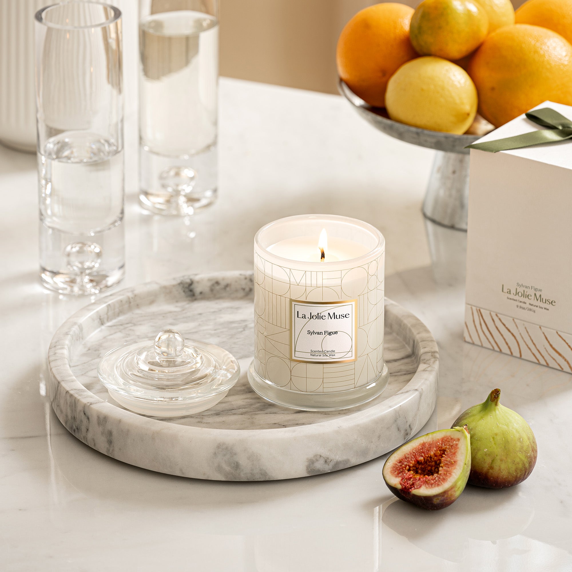 Roesia - Sylvan Figue 10oz Candle Candles 3_14_c1858d9a-e276-433d-b453-ab276d767a99 La Jolie Muse