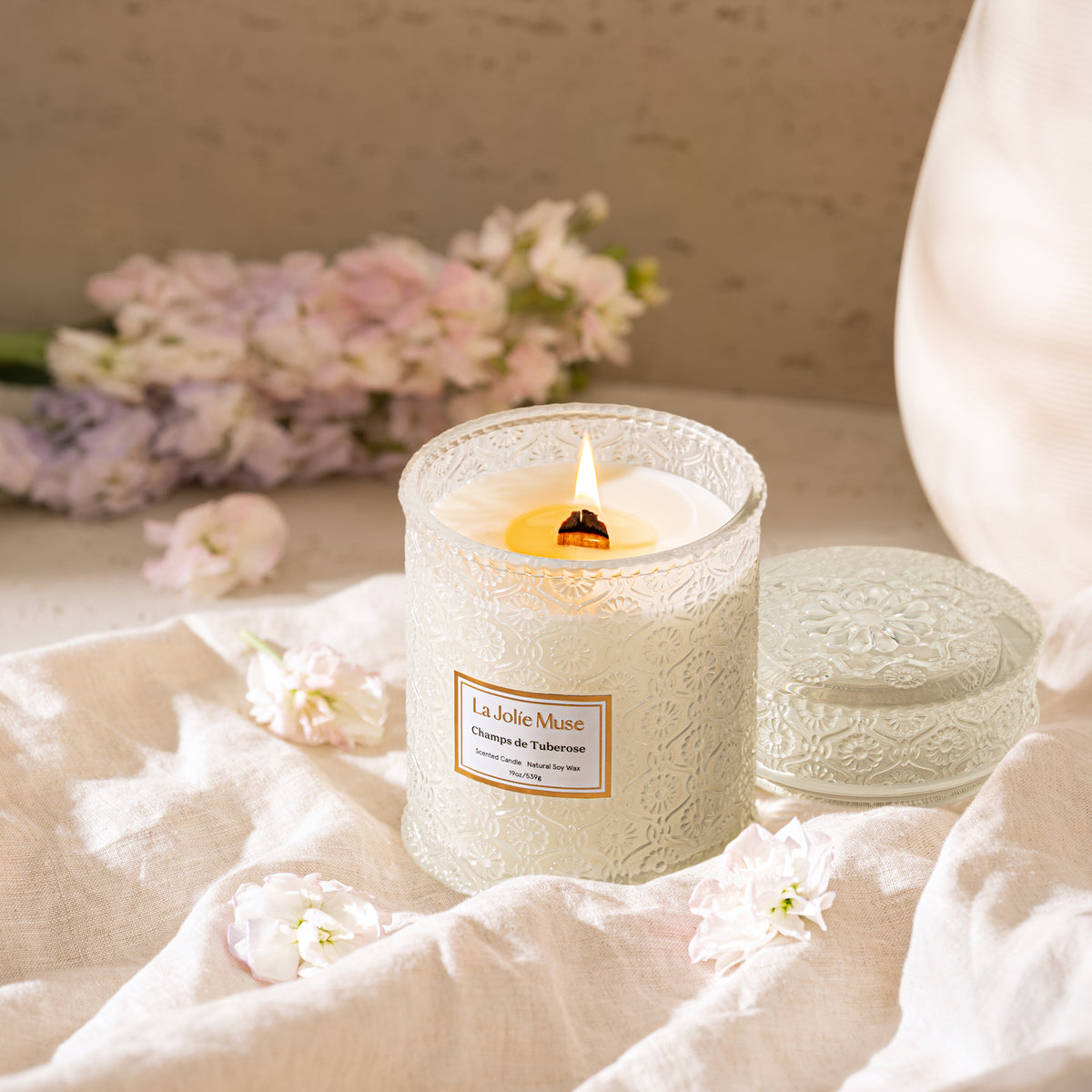 Maelyn - Champs de Tuberose 19oz Candle Candles 3_7f565017-728b-49ad-be32-7b5d5ddd5f91 La Jolie Muse