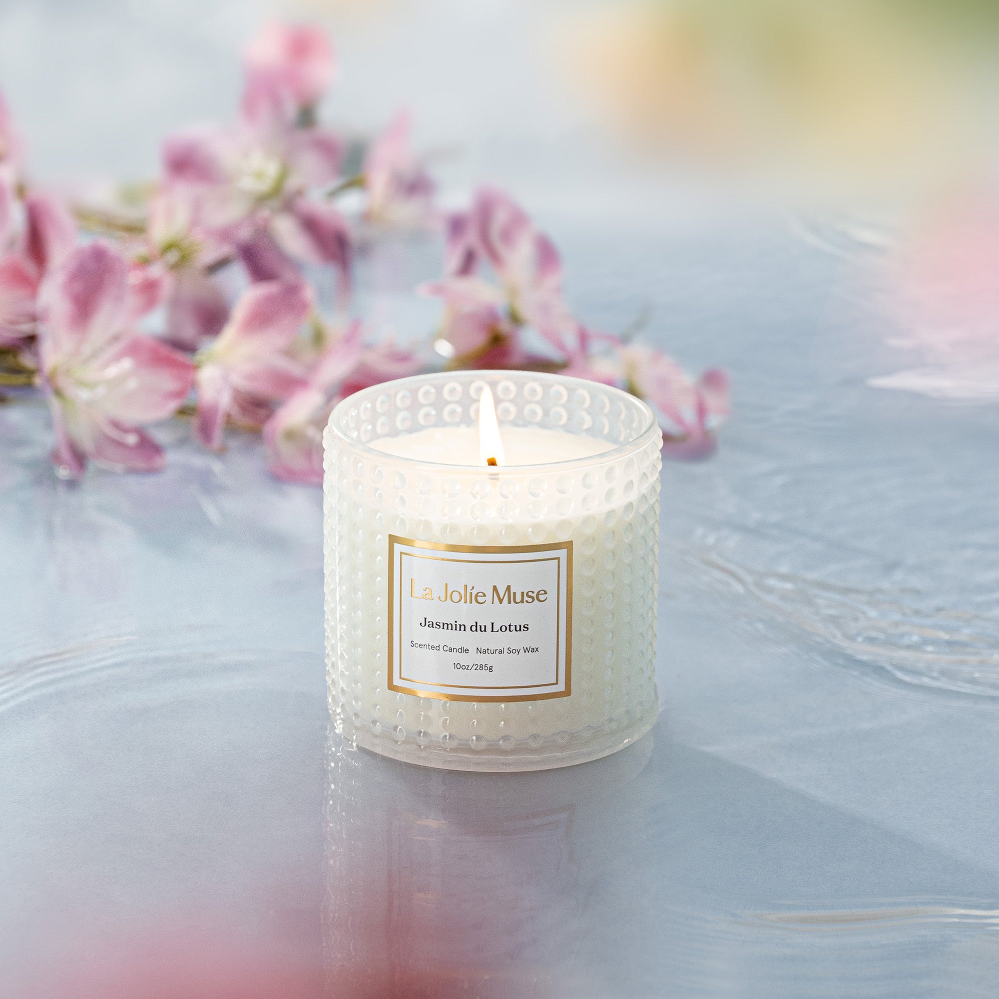 Marvella - Jasmin du Lotus 10oz Candle Candles 3_8_99ff47ed-3f84-4769-b5ff-a1702a12f4c7 La Jolie Muse