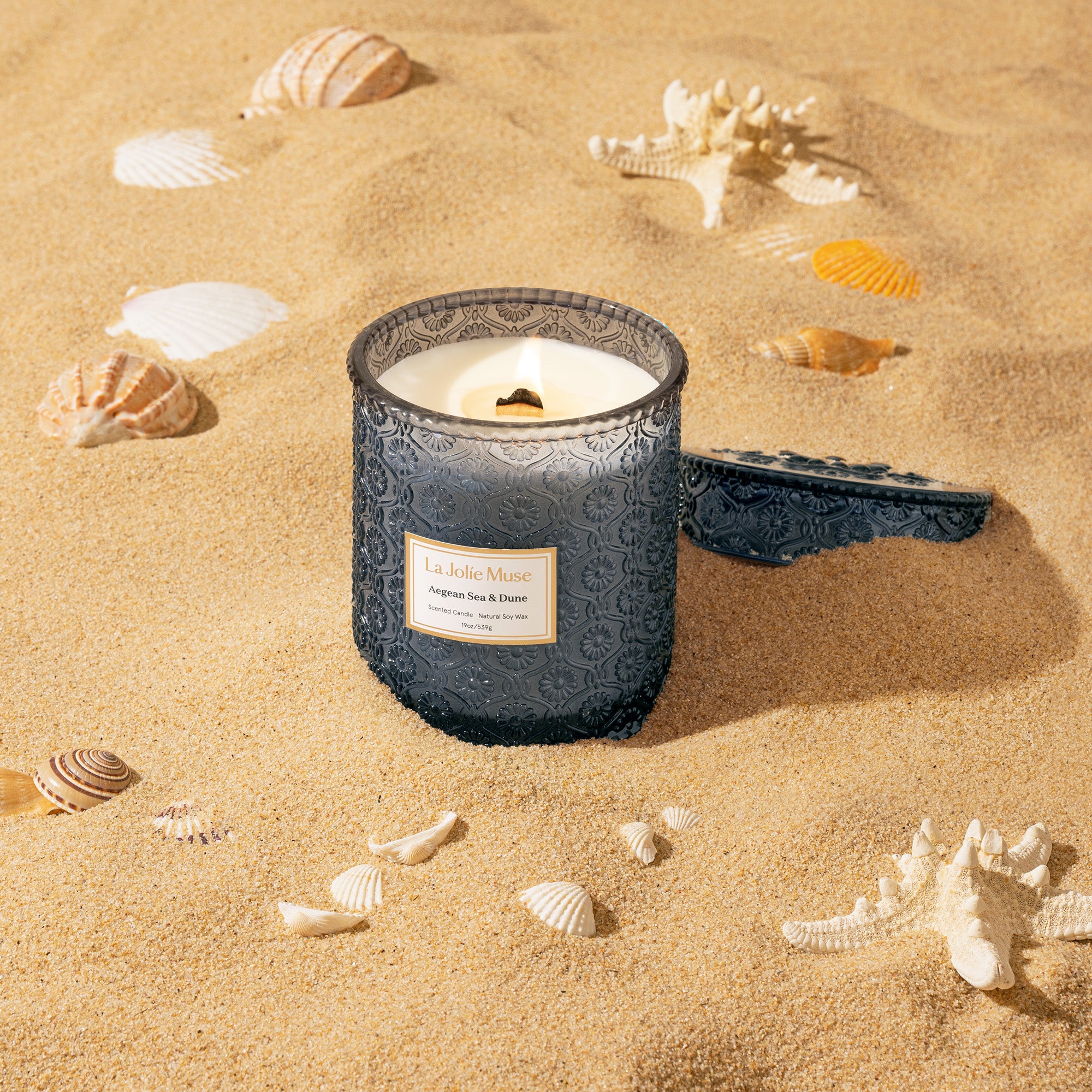 Maelyn Aegean Sea & Dune 19oz Candle Candles 5_7 La Jolie Muse