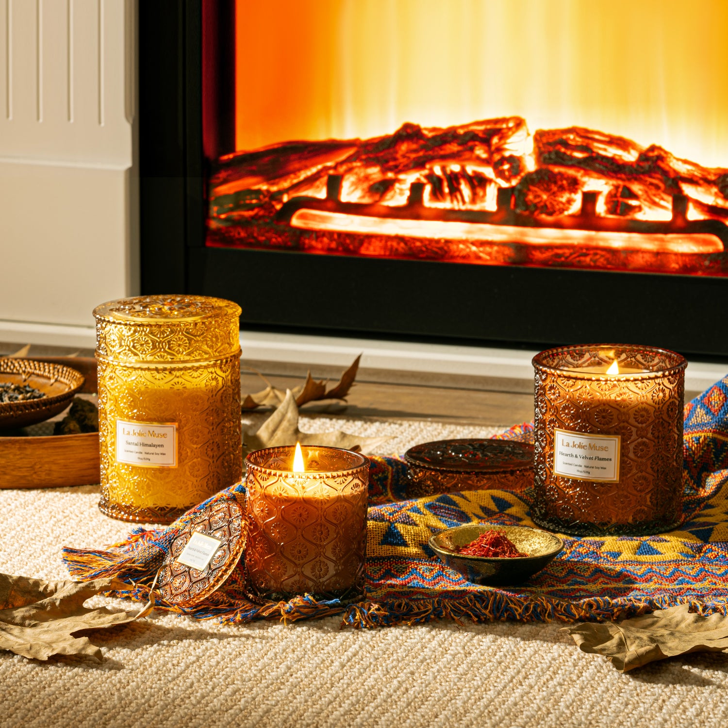 Maelyn - Hearth & Velvet Flames 6oz Candle Candles 6-2 La Jolie Muse