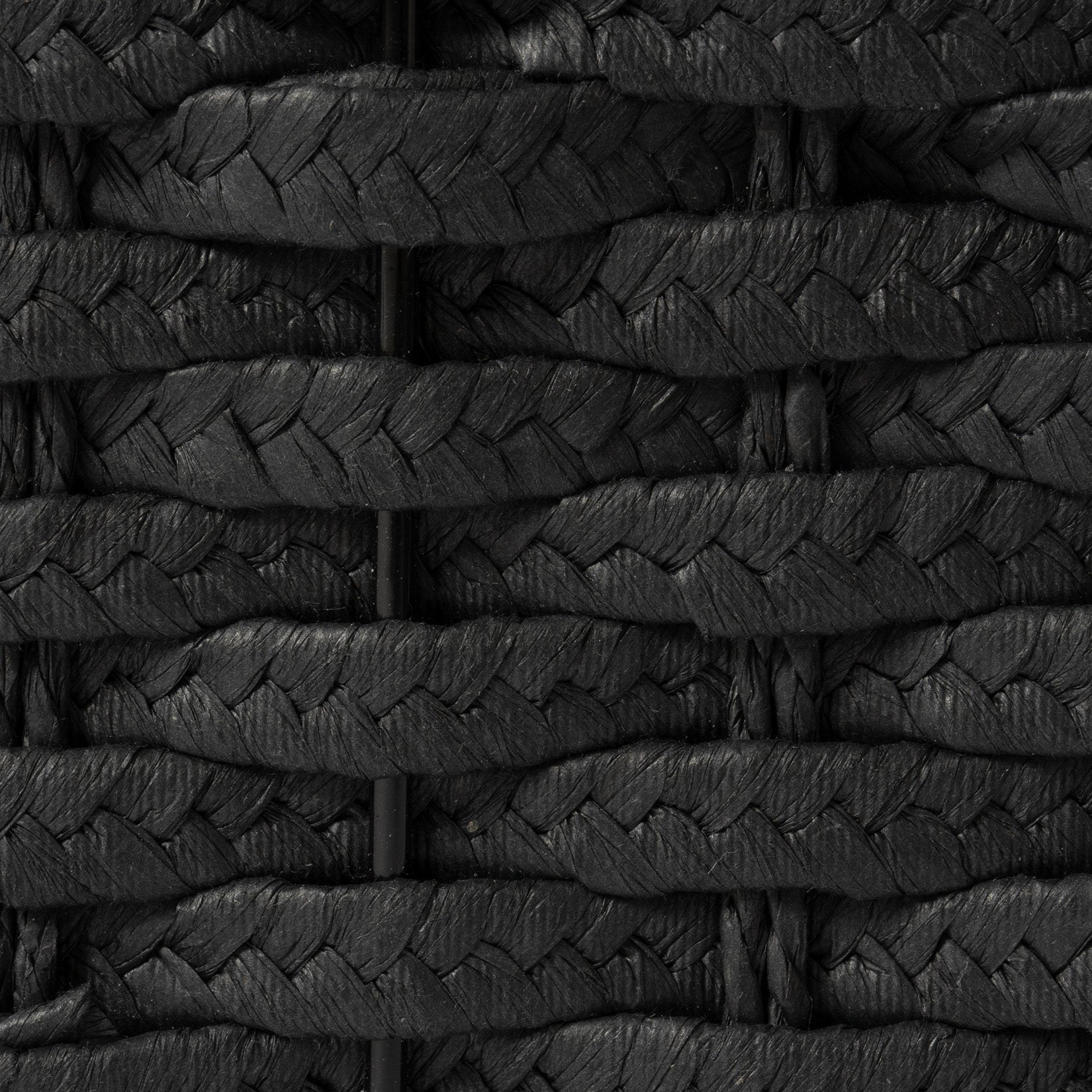Lily - Maison Ebony Black Hand-woven Paper Rope Rectangular Storage Basket Set 2 6_3_5bd17405-8af6-4bbc-82b9-473811195537 LA JOLIE MUSE