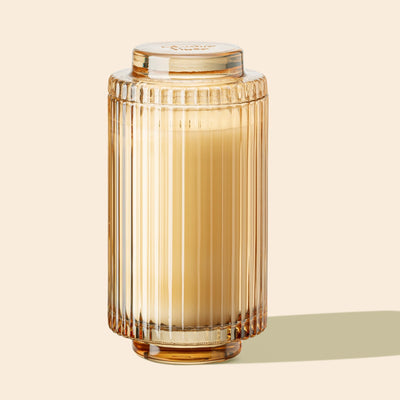 Product Shot of Amélie - Tahitian Lychee 19oz candle in the middle
