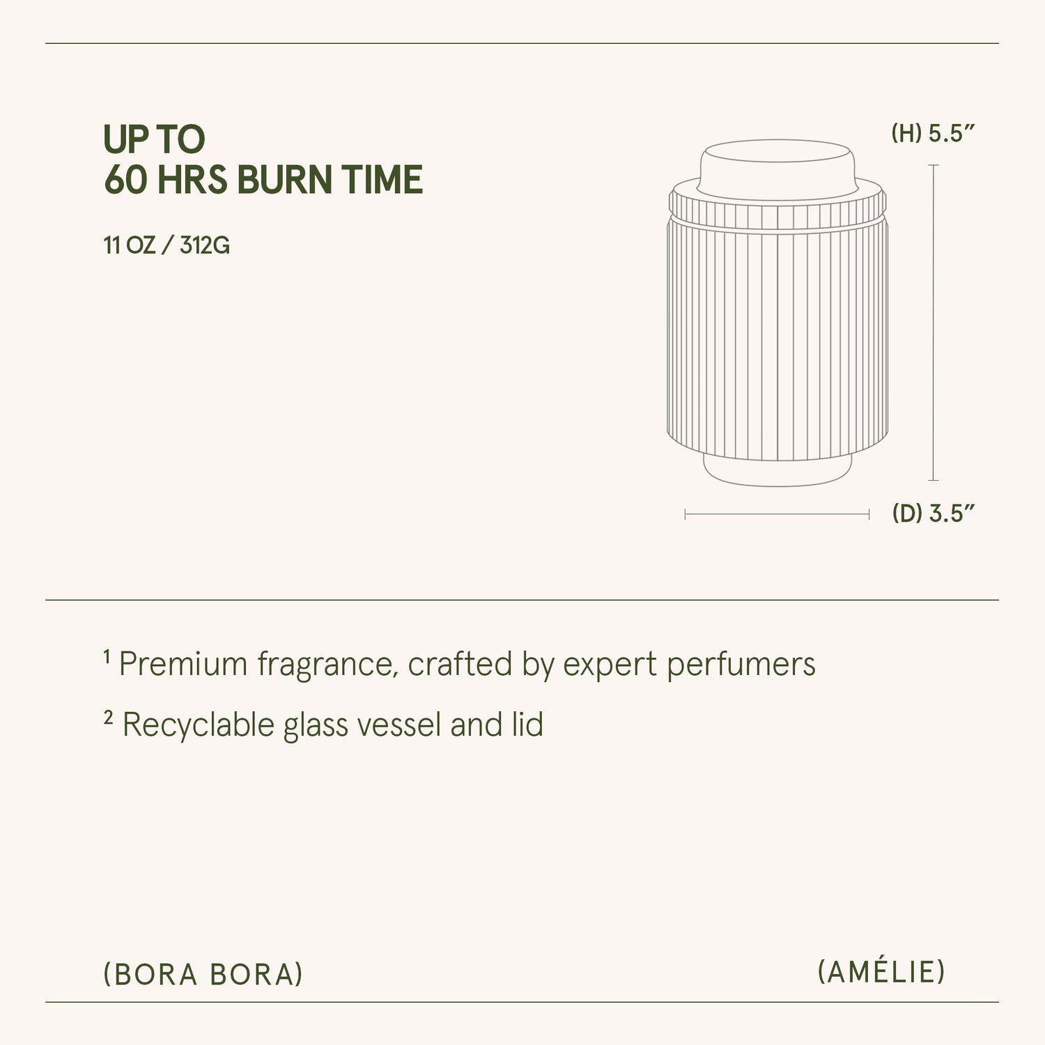 Amélie – Bora Bora Candle Amelie_BoraBora_PDP_11oz_6 LA JOLIE MUSE