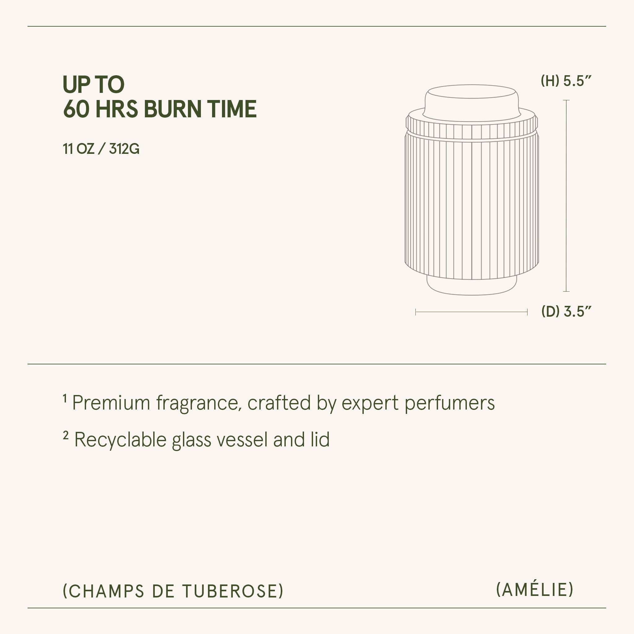 Amélie – Champs de Tuberose Candle Amelie_ChampsdeTuberose_PDP_11oz_6 LA JOLIE MUSE