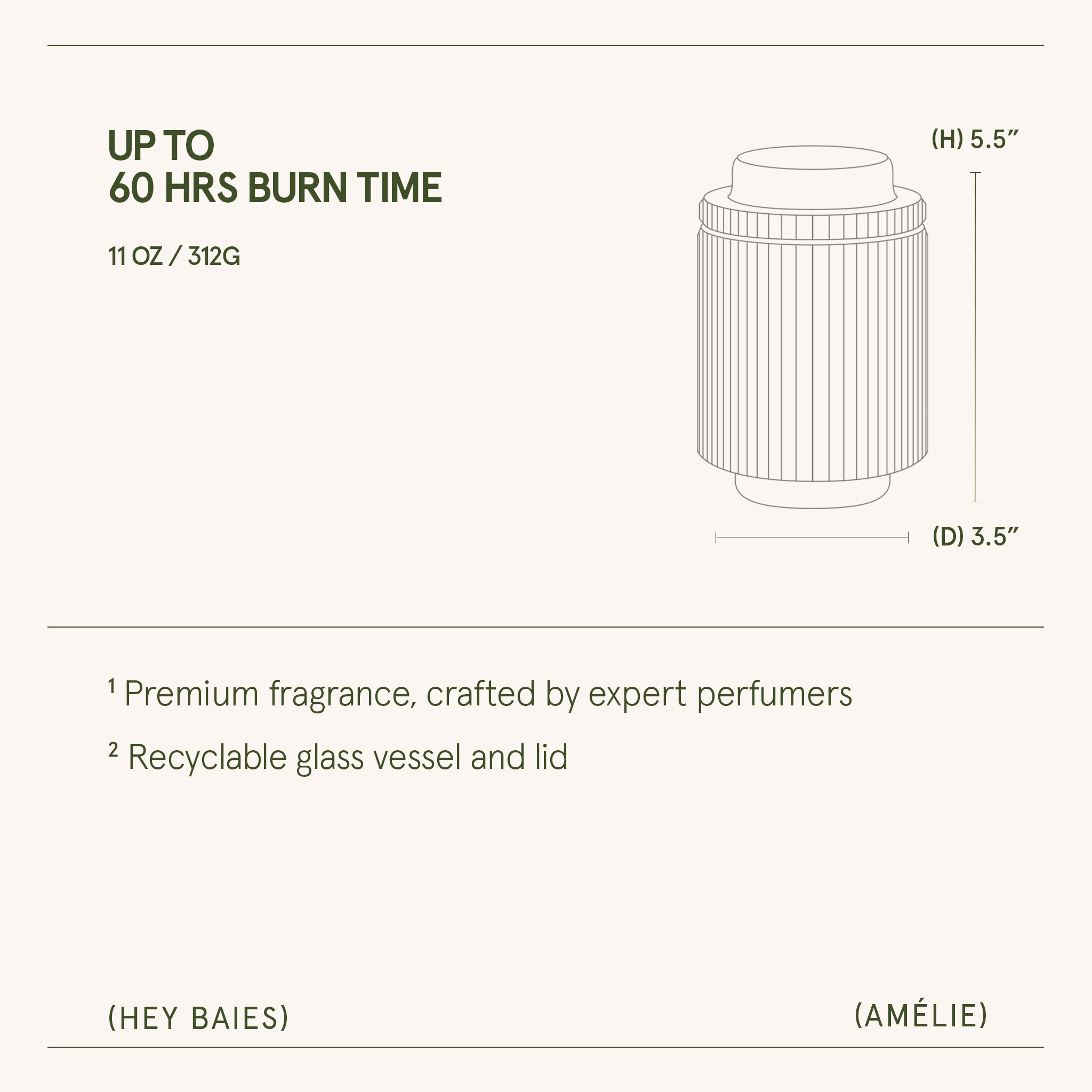 Amélie – Hey Baies Candle Amelie_HeyBaies_PDP_11oz_6 LA JOLIE MUSE
