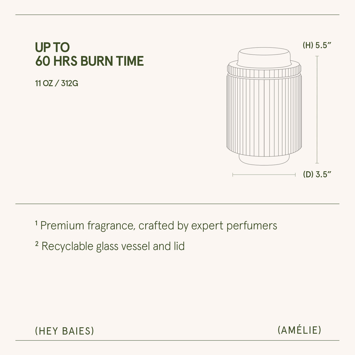 Amélie – Hey Baies Candle Amelie_HeyBaies_PDP_11oz_6 LA JOLIE MUSE