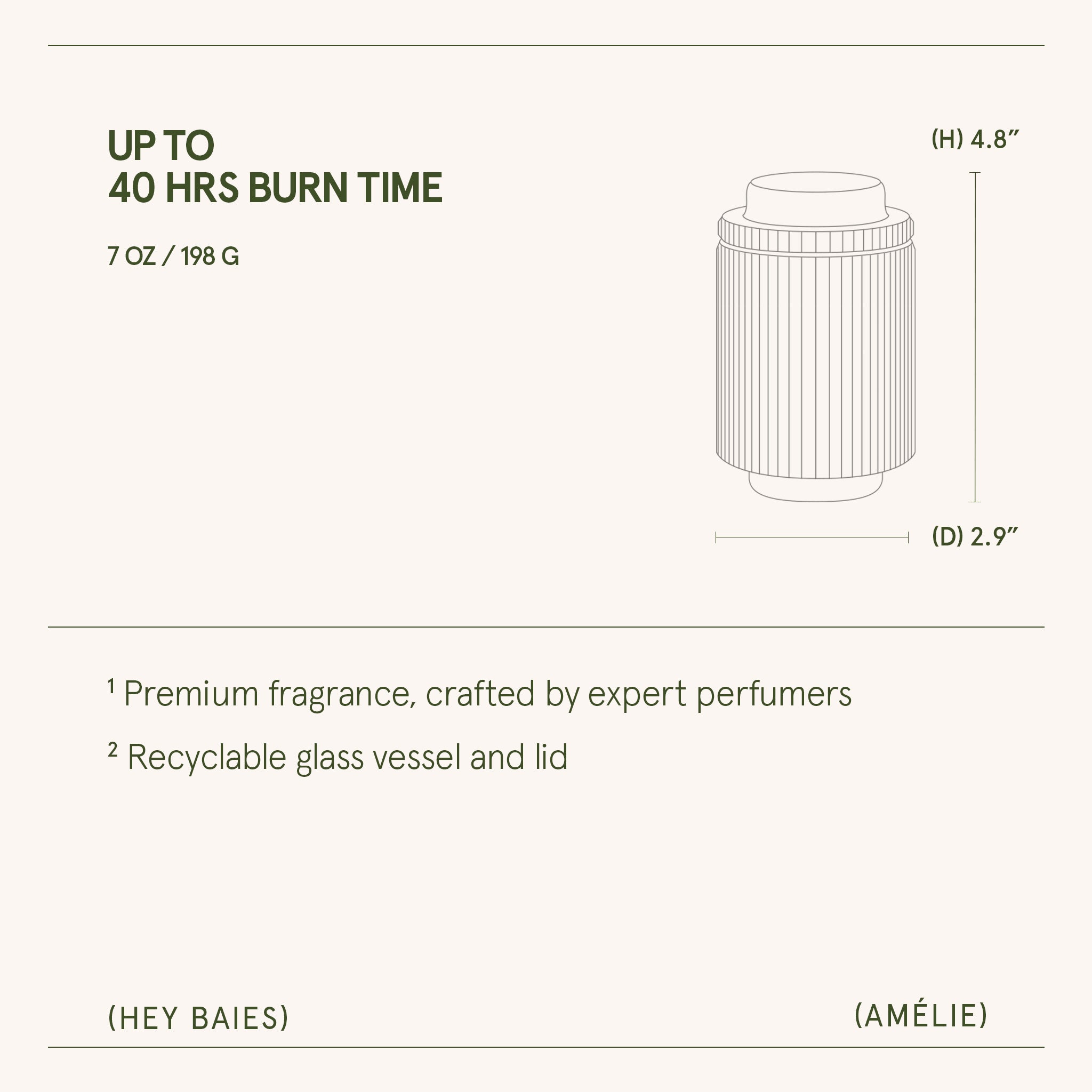 Amélie – Hey Baies Candle Amelie_HeyBaies_PDP_7oz_6 LA JOLIE MUSE