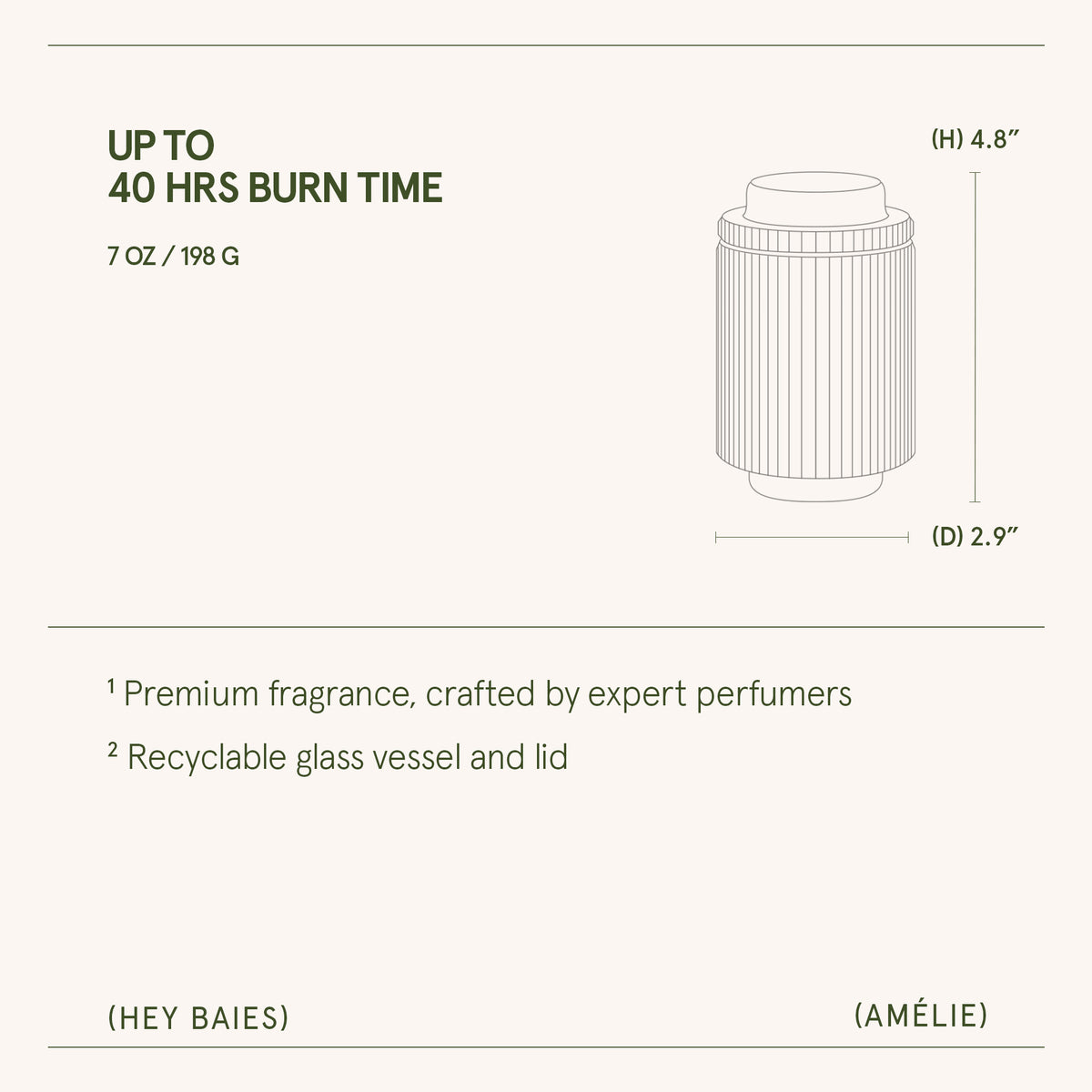 Amélie – Hey Baies Candle Amelie_HeyBaies_PDP_7oz_6 LA JOLIE MUSE