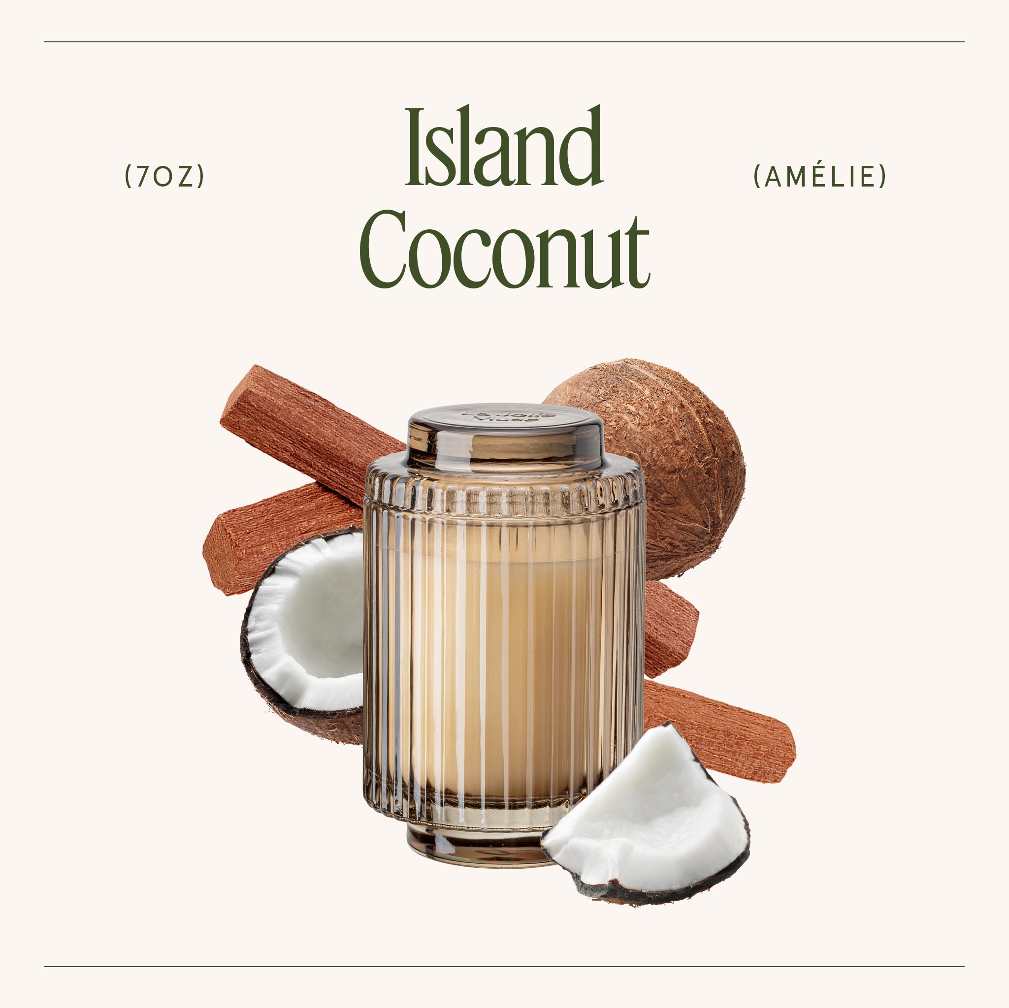 Amélie – Island Coconut Candle Amelie_IslandCoconut_PDP_7oz_3 LA JOLIE MUSE