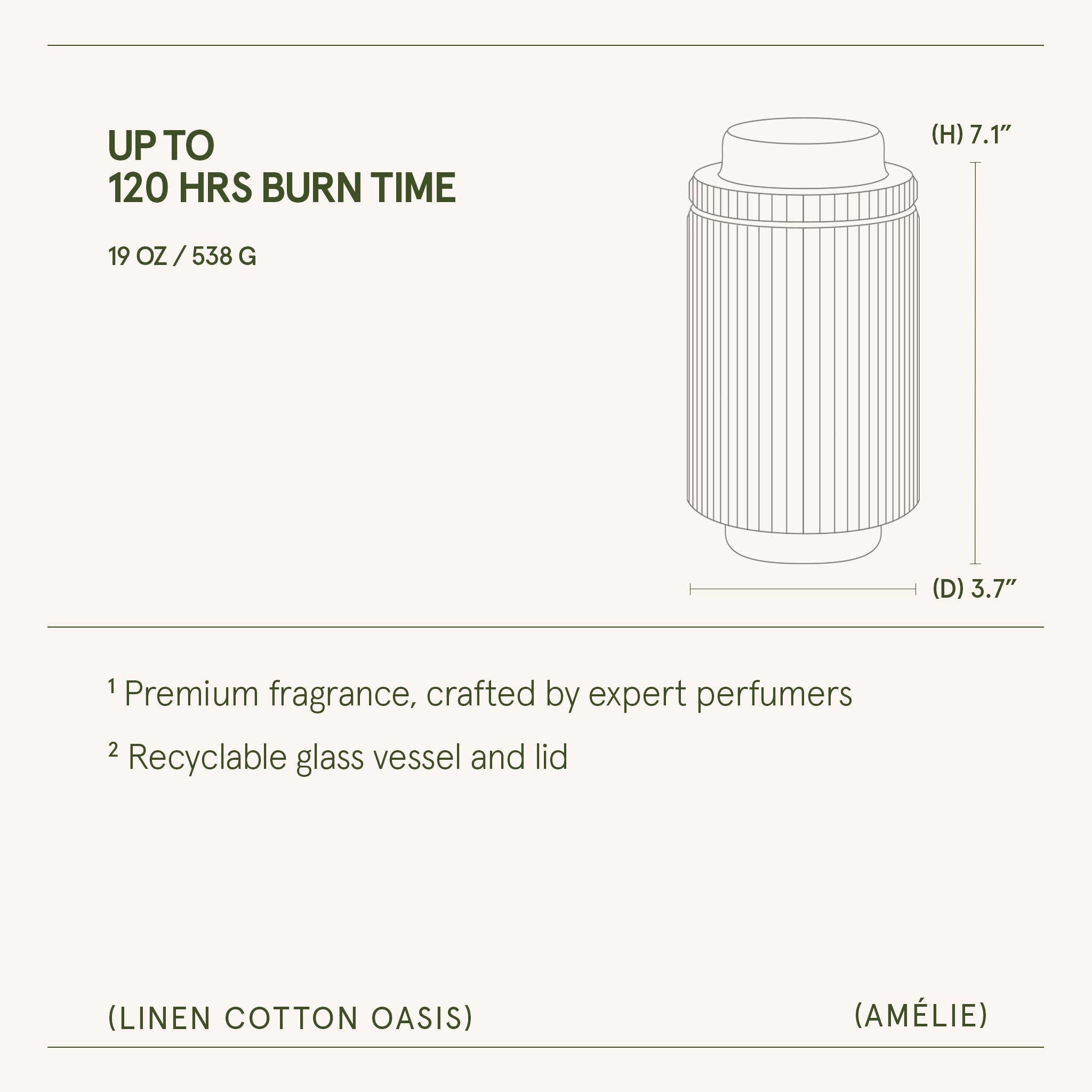 Amélie – Linen Cotton Oasis Candle Amelie_LinenCottonOasis_PDP_19oz_6 LA JOLIE MUSE