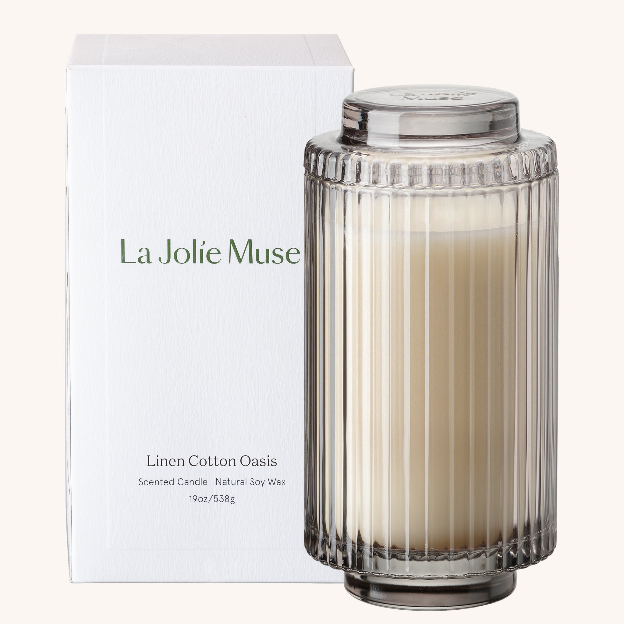 Amélie – Linen Cotton Oasis Candle – LA JOLIE MUSE