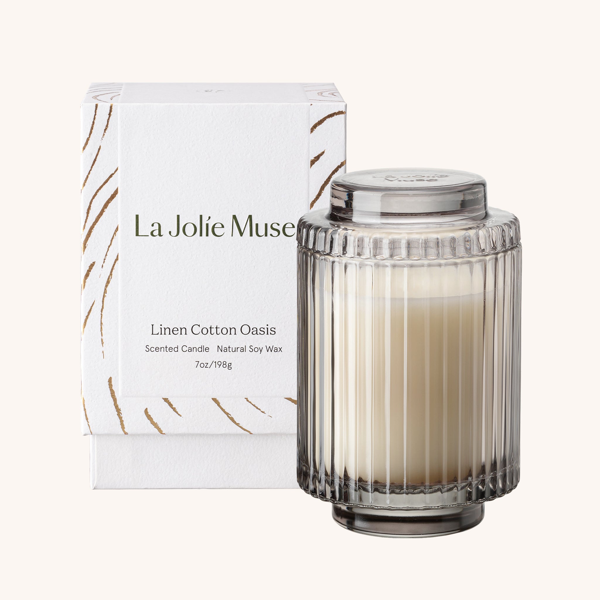 Amélie – Linen Cotton Oasis Candle Amelie_LinenCottonOasis_PDP_7oz_box LA JOLIE MUSE