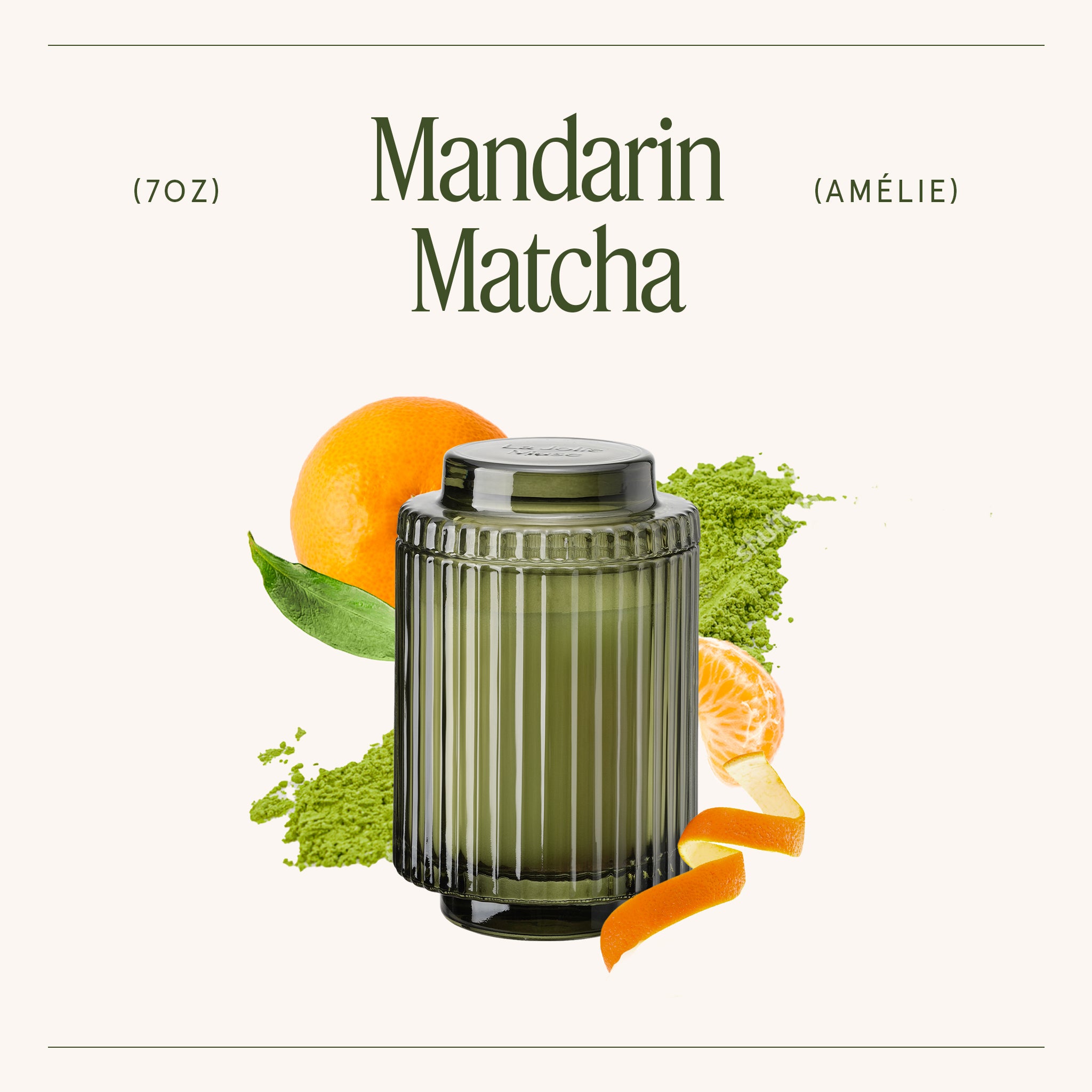 Amélie – Mandarin Matcha Candle
