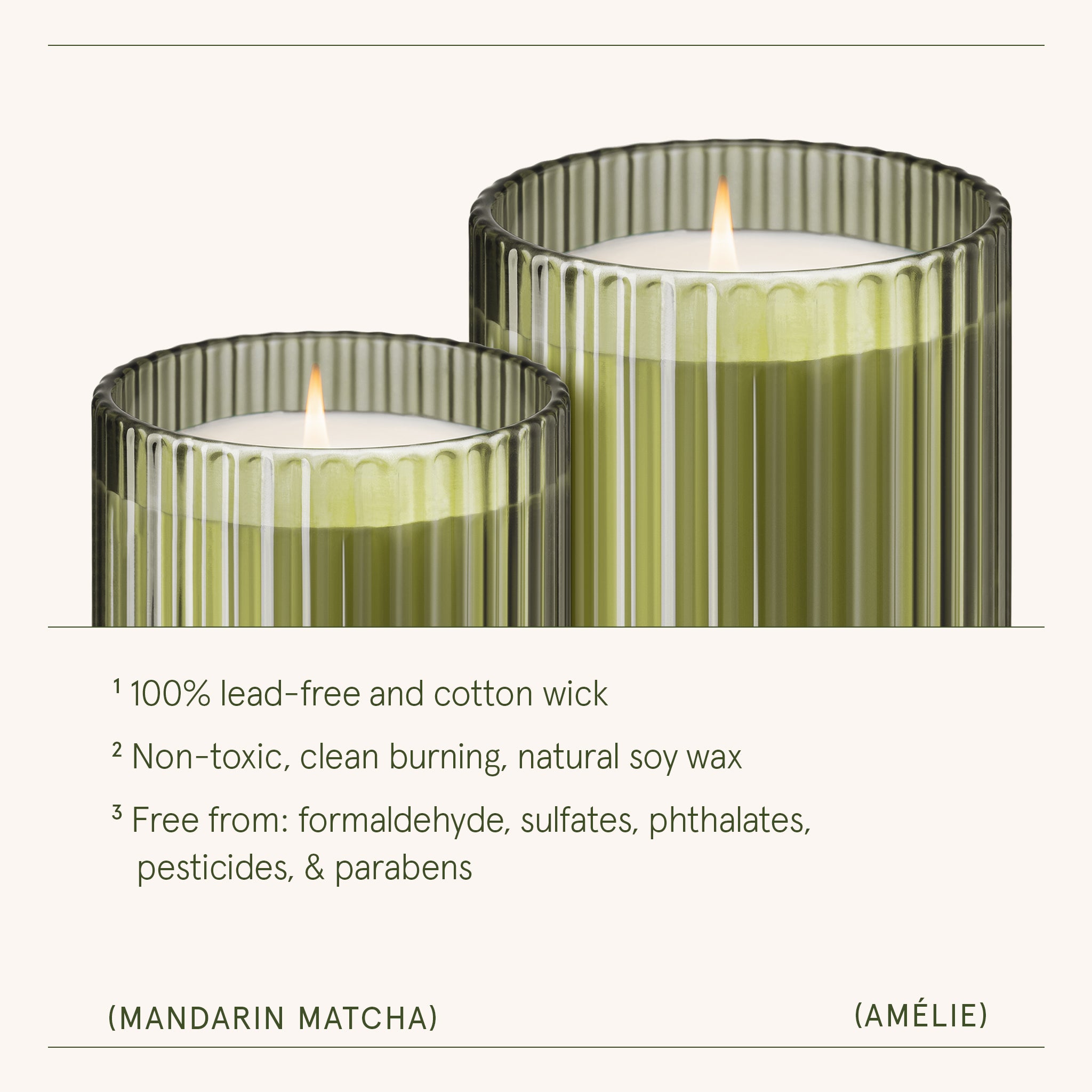 Amélie – Mandarin Matcha Candle