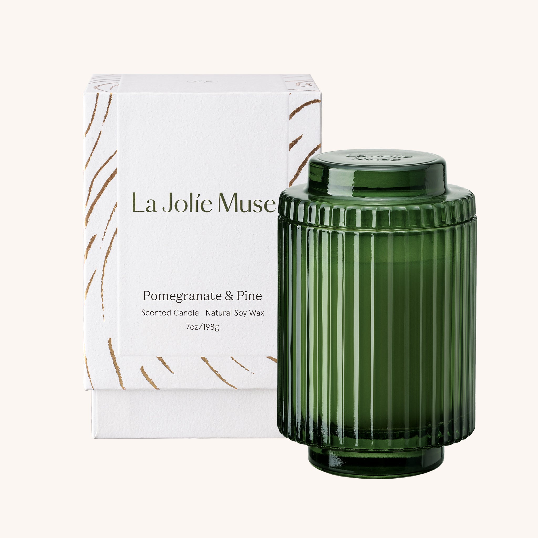 Amélie – Pomegranate & Pine Candle Amelie_PomegranatePine_PDP_7oz_box LA JOLIE MUSE