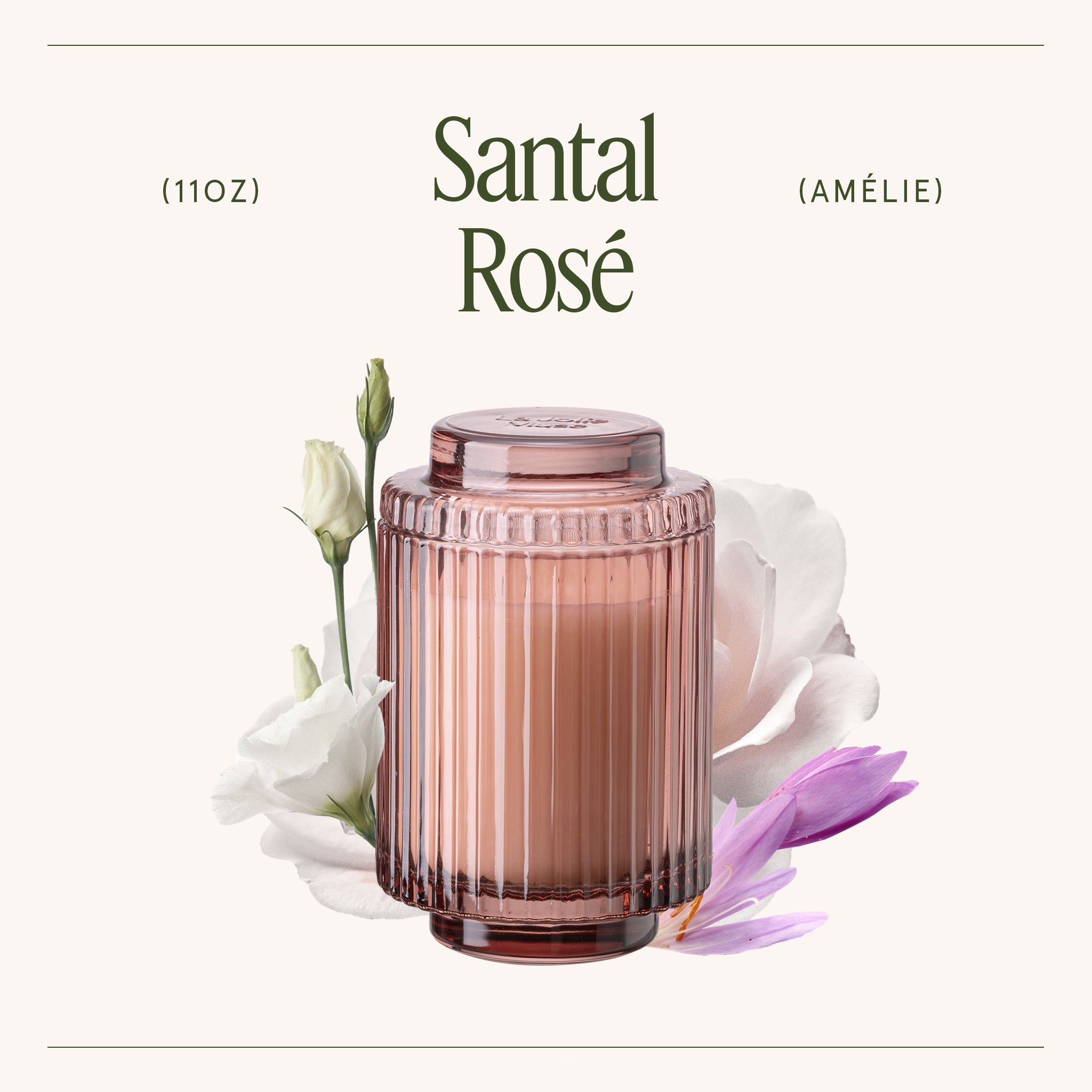 Amélie – Santal Rosé Candle Amelie_SantalRose_PDP_11oz_3 LA JOLIE MUSE