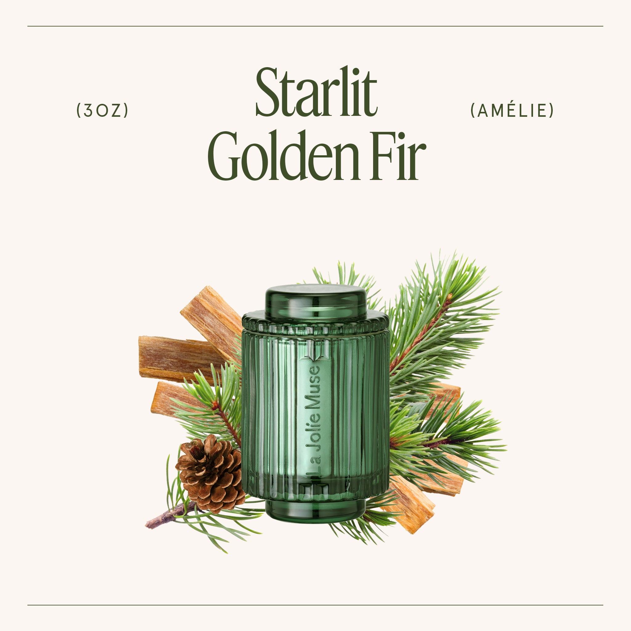 Amélie - Starlit Golden Fir Candle - Thumbnail 4