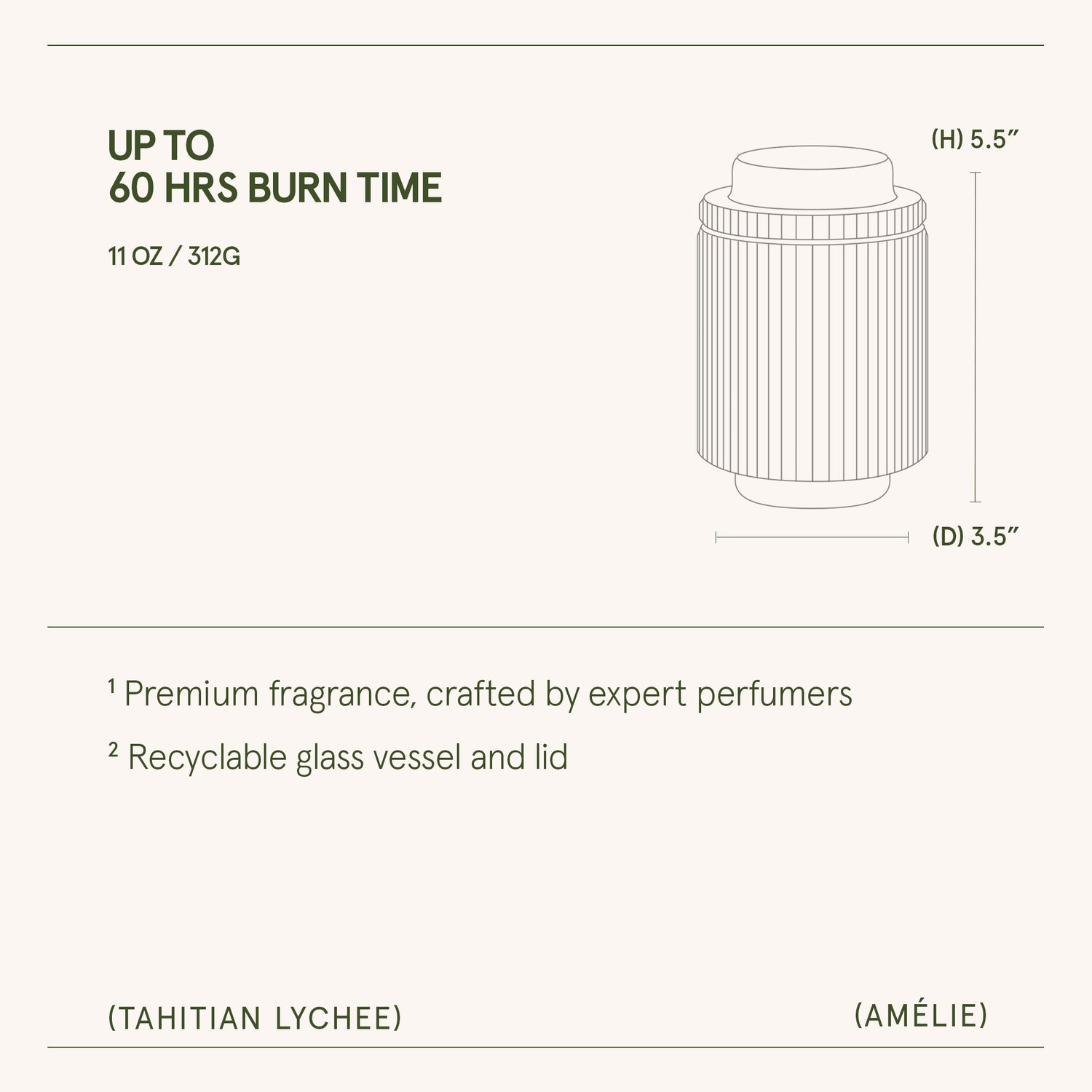 Amélie – Tahitian Lychee Candle Amelie_TahitianLychee_PDP_11oz_6 LA JOLIE MUSE