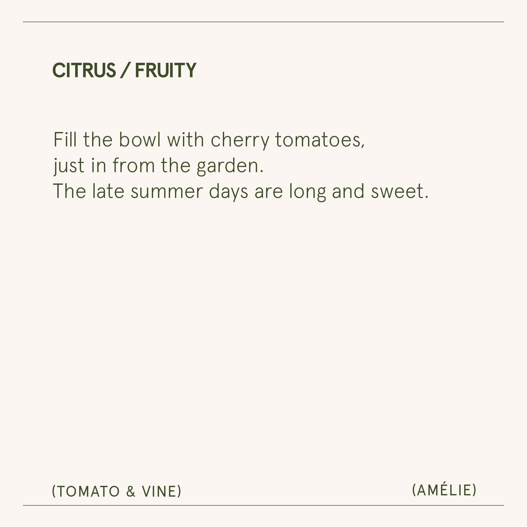Amélie – Tomato & Vine Candle Amelie_TomatoVine_PDP_7oz_7 LA JOLIE MUSE