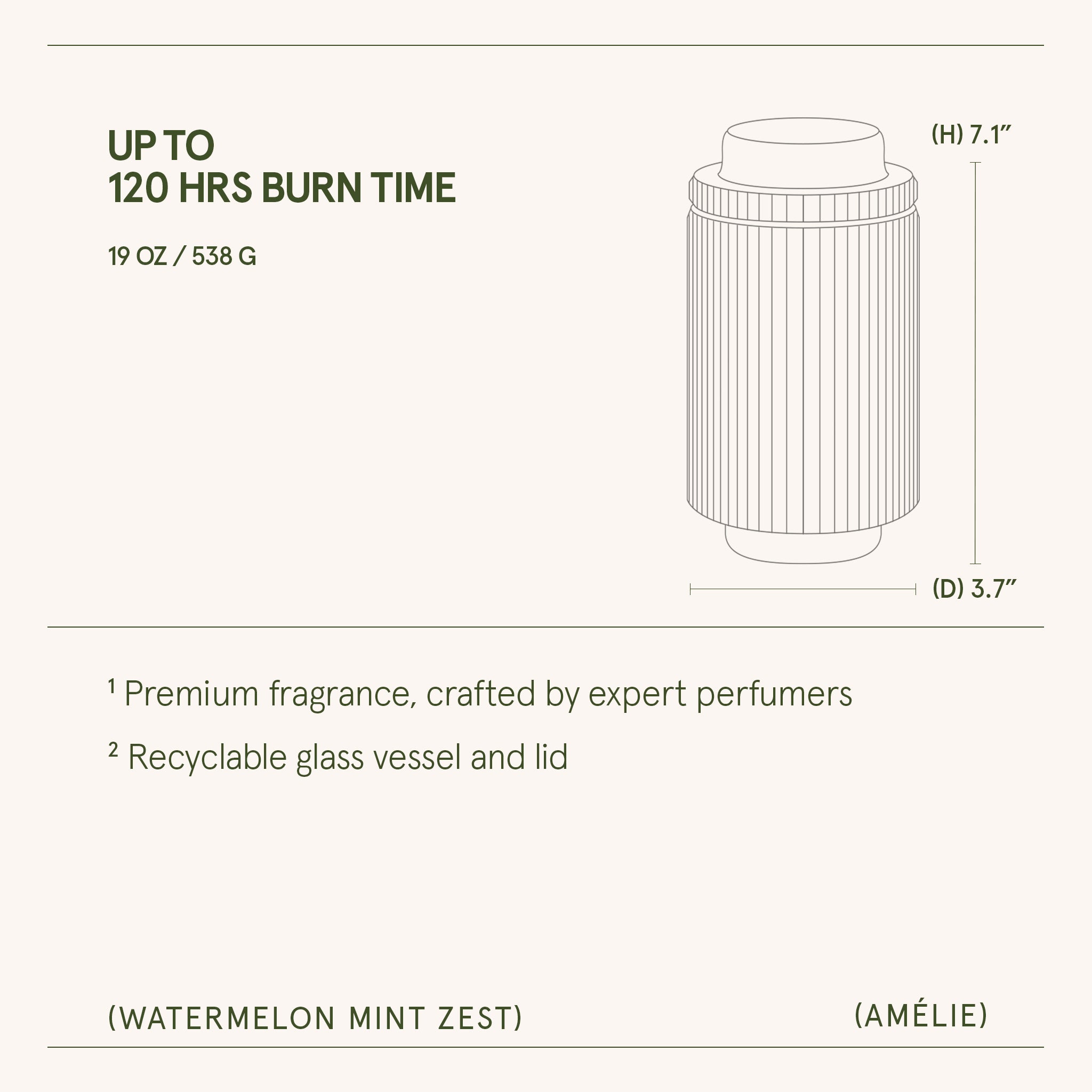 Amélie – Watermelon Mint Zest Candle Amelie_WatermelonMintZest_PDP_19oz_6 LA JOLIE MUSE