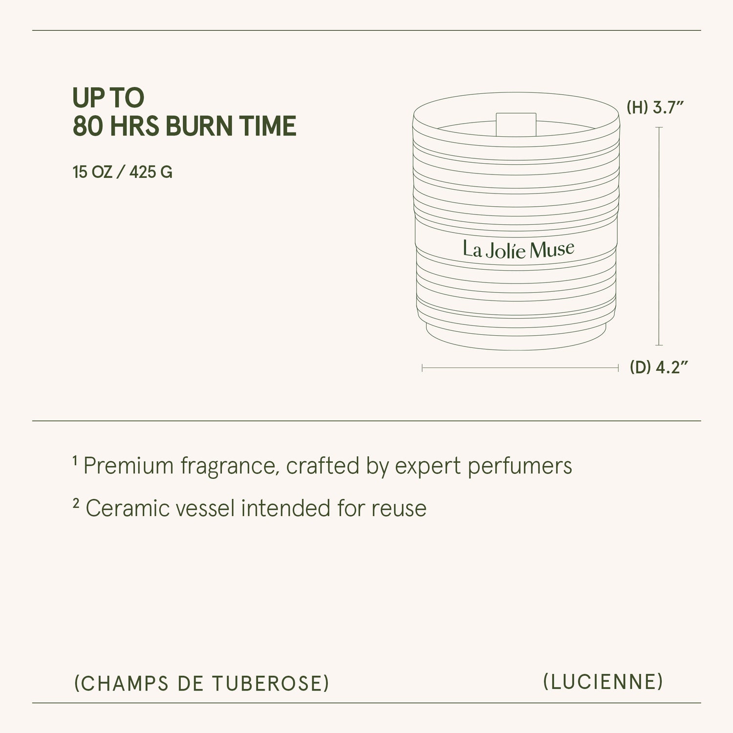 Lucienne - Champs de Tuberose Candle Lucienne_ChampsdeTuberose_PDP_15oz_6_1974ab8a-b478-4873-a821-aa68fadcbfa1 LA JOLIE MUSE