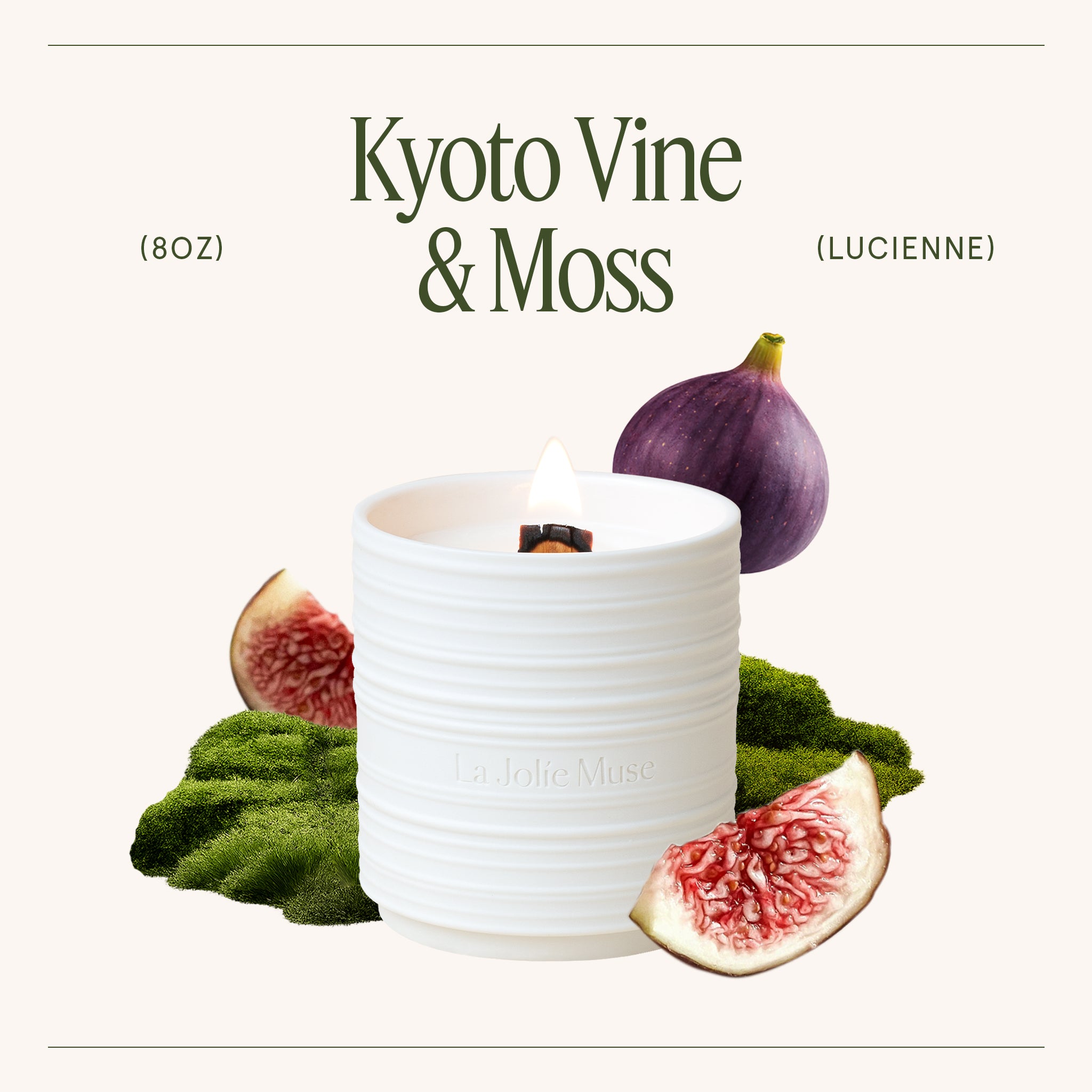 Lucienne - Kyoto Vine & Moss Candle Lucienne_KyotoVineMoss_PDP_8oz_3 LA JOLIE MUSE