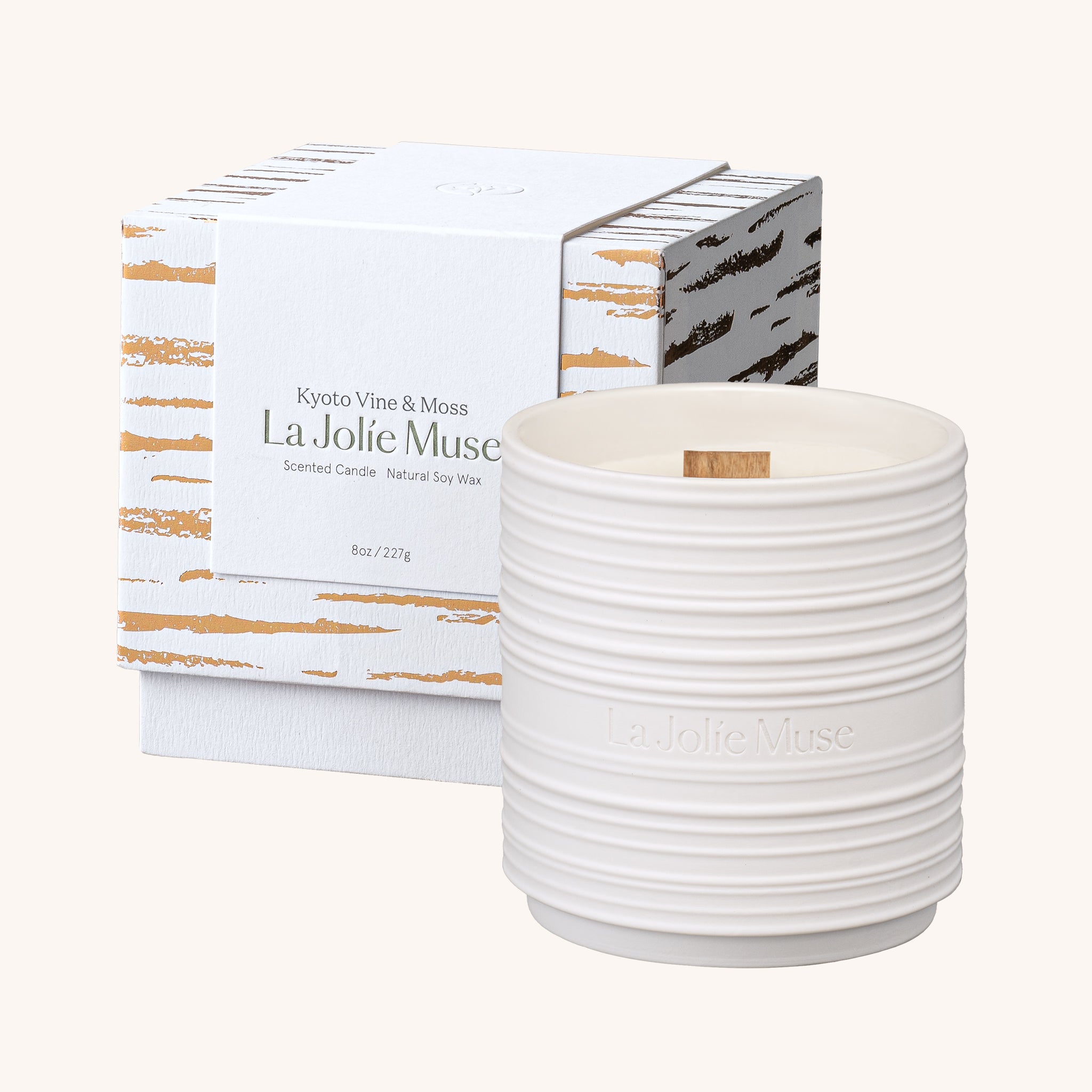 Lucienne - Kyoto Vine & Moss Candle Lucienne_KyotoVineMoss_PDP_8oz_box LA JOLIE MUSE
