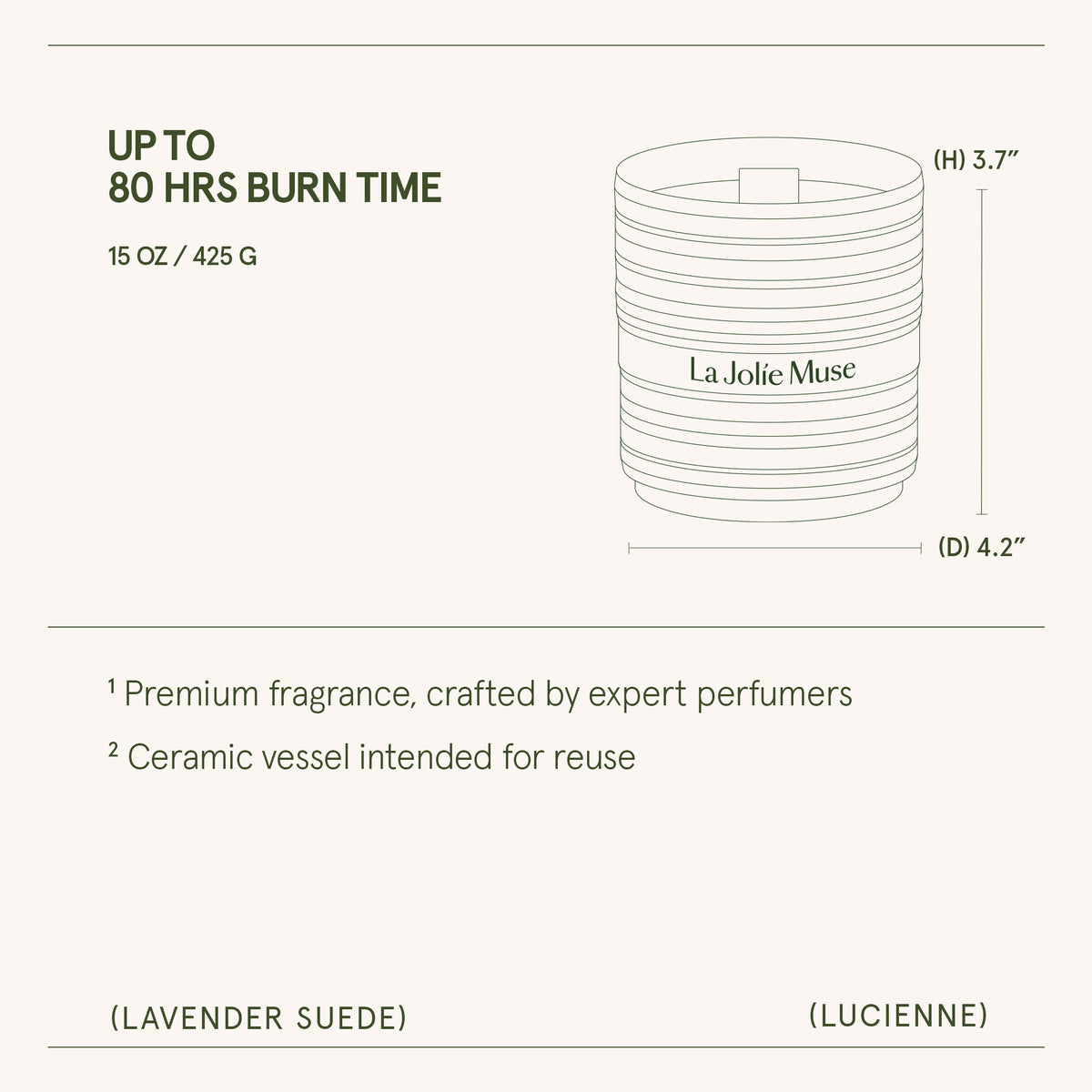 Lucienne - Lavender Suede Candle Lucienne_LavenderSuede_PDP_15oz_6_99730b8e-a6b9-4ee7-aa53-c0bbccb71218 LA JOLIE MUSE