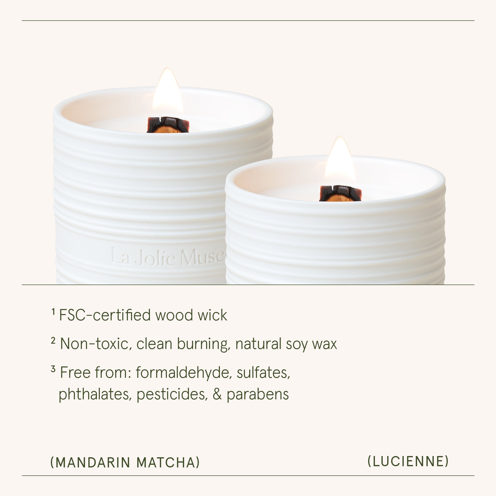 Lucienne - Mandarin Matcha Candle Lucienne_MandarinMatcha_PDP_15oz_4_ce91d8a7-2e16-495a-8452-07eb02fb1445 LA JOLIE MUSE