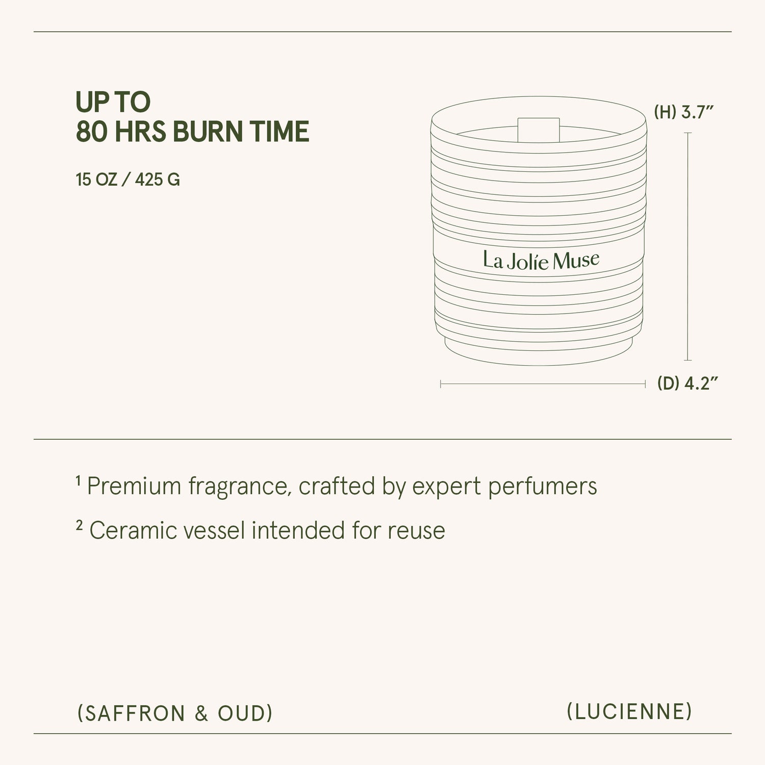 Lucienne - Saffron & Oud Candle Lucienne_SaffronOud_PDP_15oz_6_50b7ff0e-a2b8-479a-a346-1170ea642f97 LA JOLIE MUSE