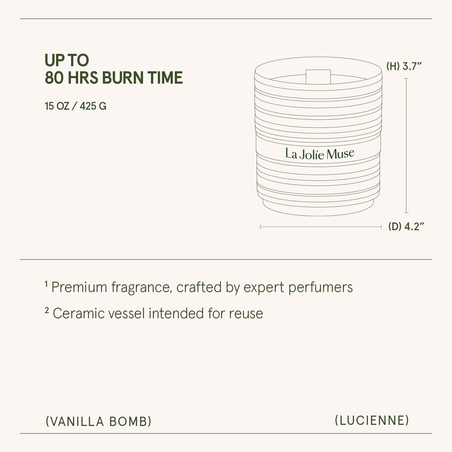 Lucienne - Vanilla Bomb Candle Lucienne_VanillaBomb_PDP_15oz_6_342ffff4-8d37-4835-b721-3f8c85b5d2c5 LA JOLIE MUSE