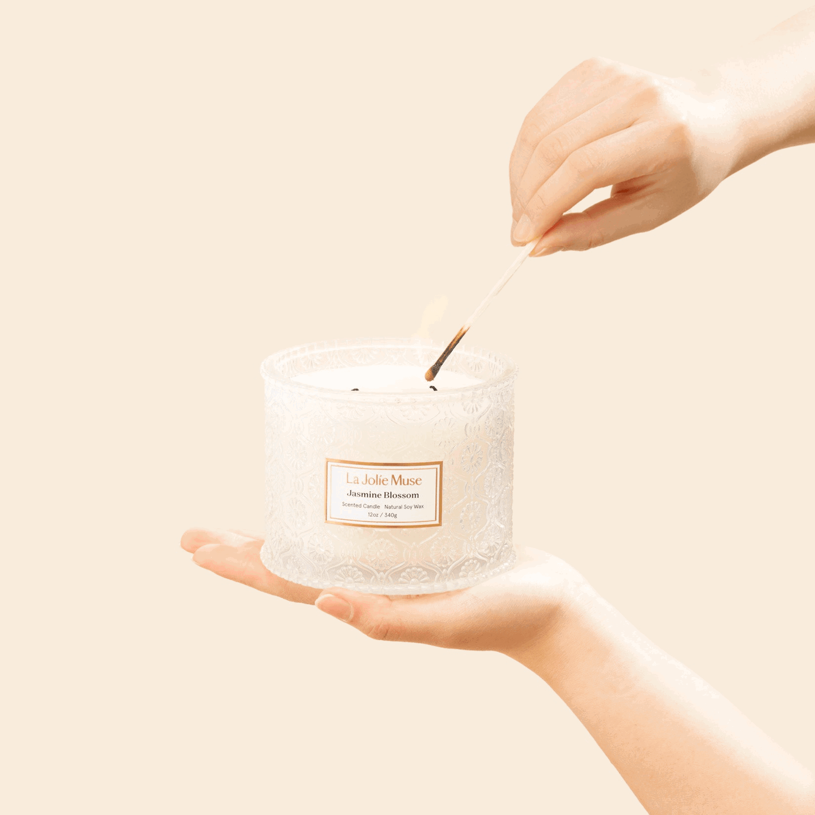 Maelyn - Jasmine Blossom 12oz Candle