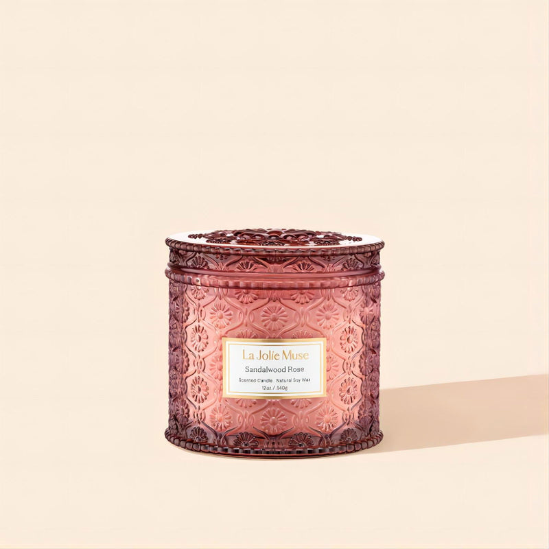 Maelyn - Rosé Santal 12oz Candle