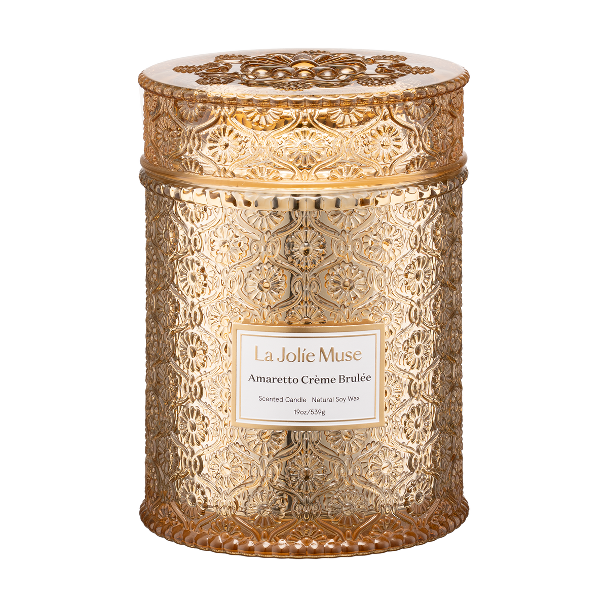 Maelyn - Amaretto Crème Brûlée 19oz Candle Candles Maelyn_AmarettoCremeBruleeLargeJarCandle_PDP_19oz_1 La Jolie Muse