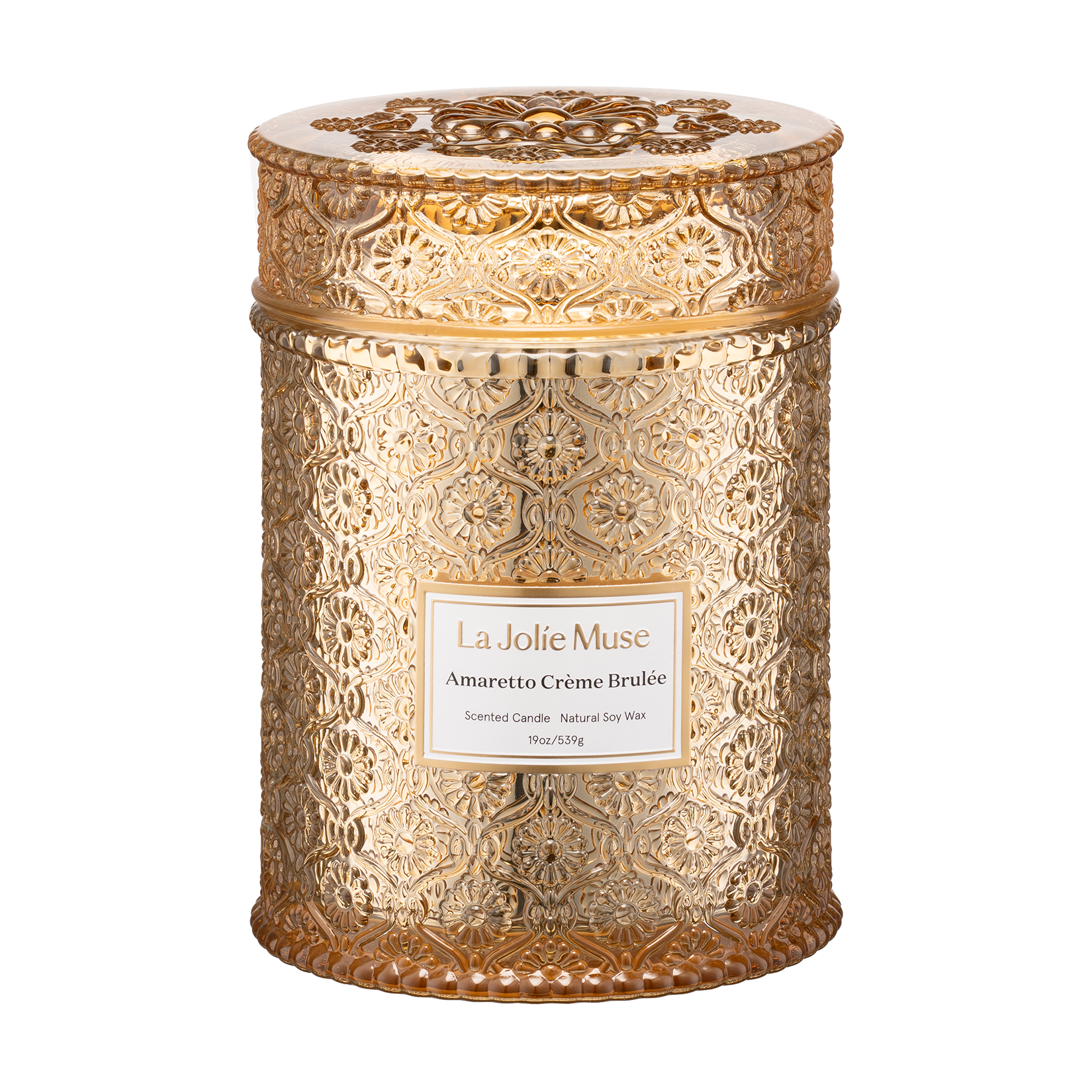 Maelyn - Amaretto Crème Brûlée 19oz Candle Candles Maelyn_AmarettoCremeBruleeLargeJarCandle_PDP_19oz_1 La Jolie Muse