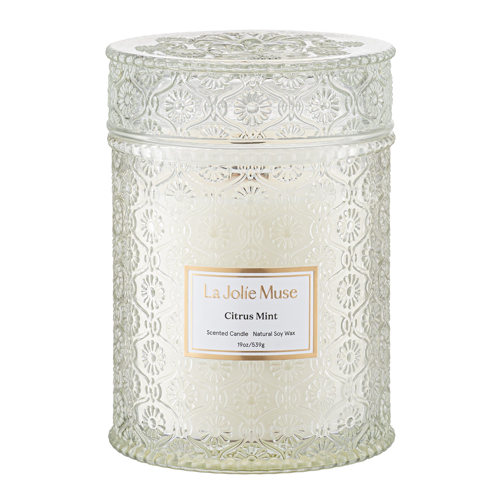 Maelyn - Citrus Mint 19oz Candle Candles Maelyn_CitrusMint_PDP_19oz_1 La Jolie Muse