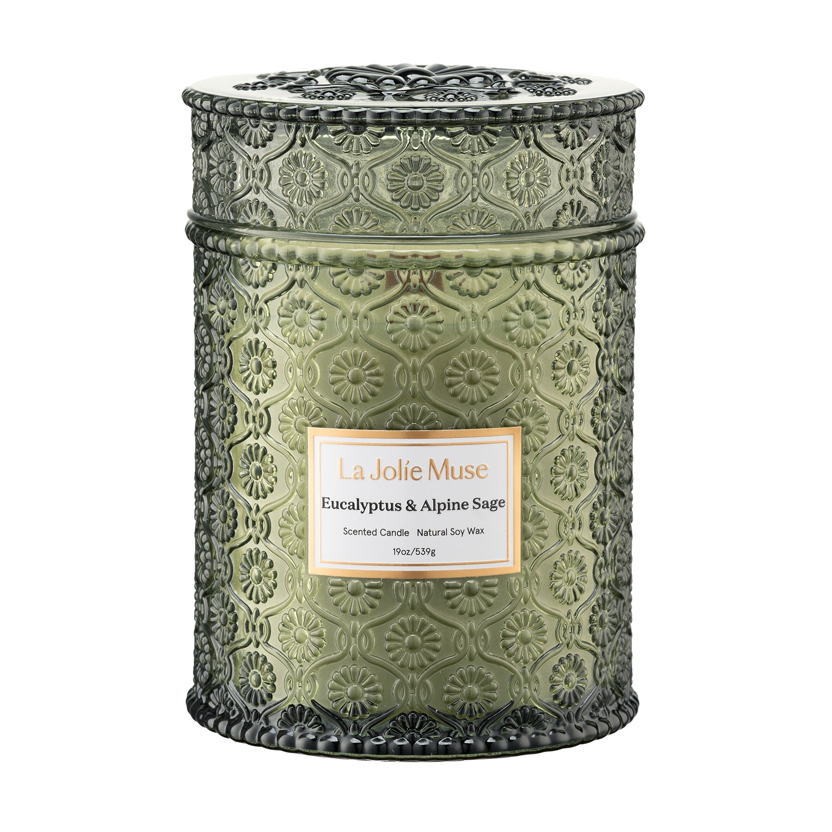 Maelyn - Eucalyptus & Alpine Sage 19oz Candle Candles Maelyn_EucalyptusAlpineSage_PDP_19oz_1 La Jolie Muse