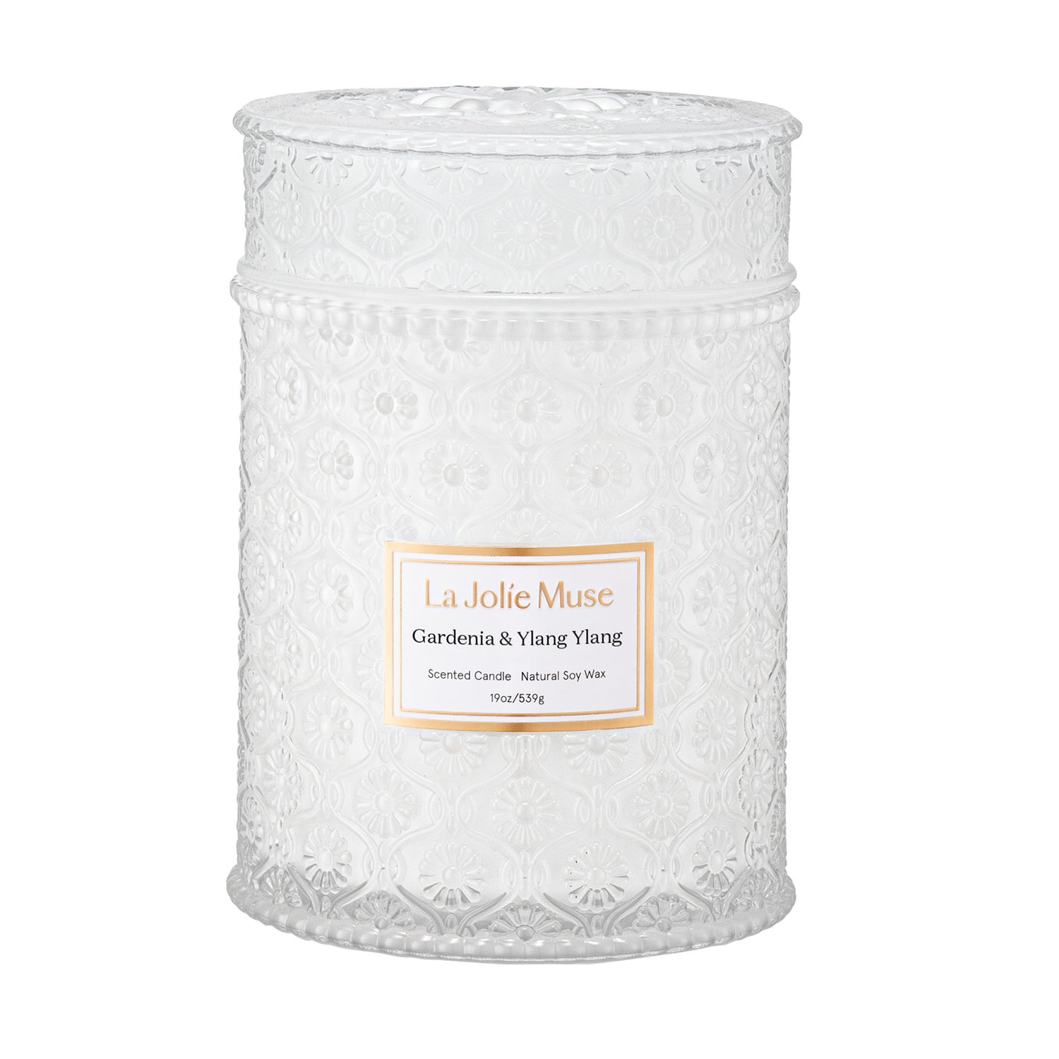 Maelyn - Gardenia & Ylang Ylang 19oz Candle Candles Maelyn_GardeniaYlangYlang_PDP_19oz_1 La Jolie Muse