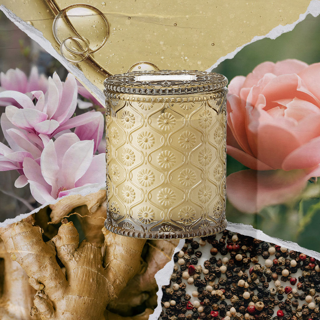 Maelyn - Ginger & White Musk 6oz Candle Candles Maelyn_GingerWhiteMusk_PDP_6oz_2 La Jolie Muse