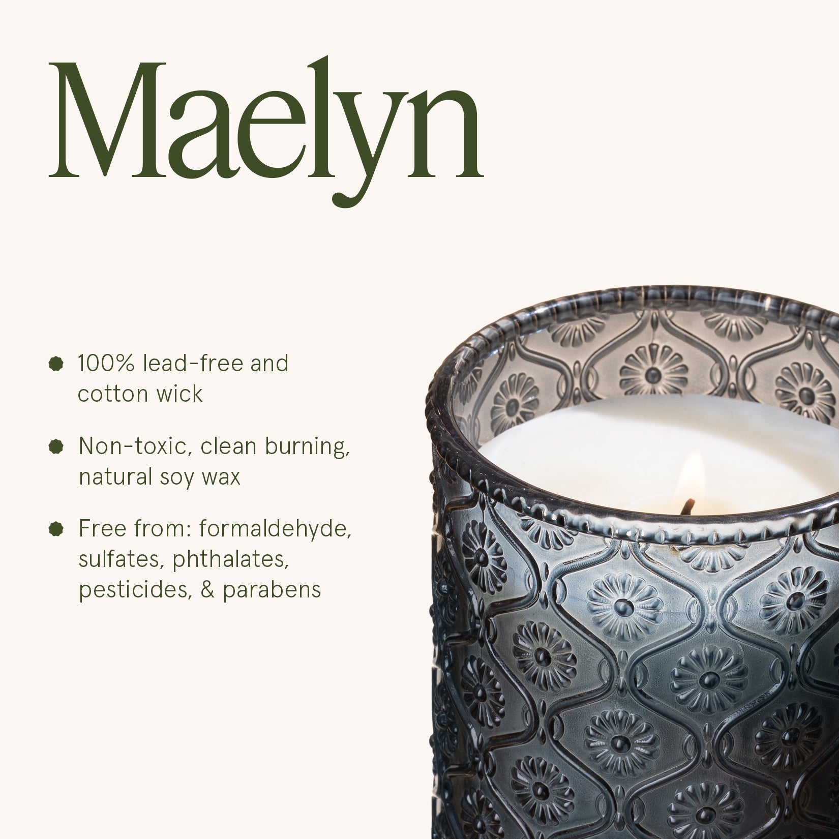 Maelyn - Hey Baies 6oz Candle Candles Maelyn_HeyBaies_PDP_6oz_6 La Jolie Muse