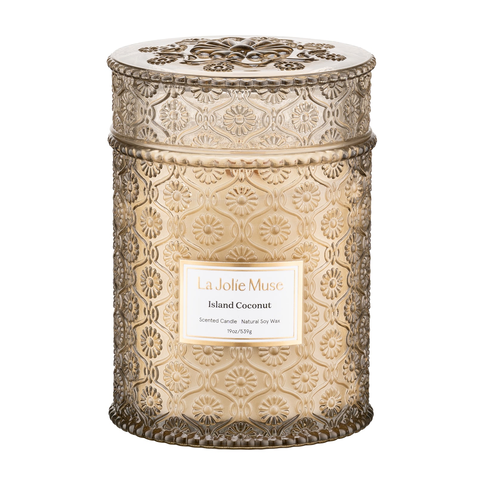 Maelyn - Island Coconut 19oz Candle Candles Maelyn_IslandCoconut_PDP_19oz_1 La Jolie Muse