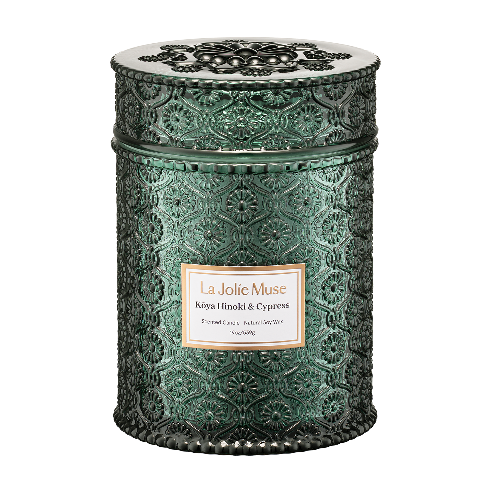 Maelyn - Kōya Hinoki & Cypress 19oz Candle Candles Maelyn_KoyaHinokiCypress_PDP_19oz_1 La Jolie Muse