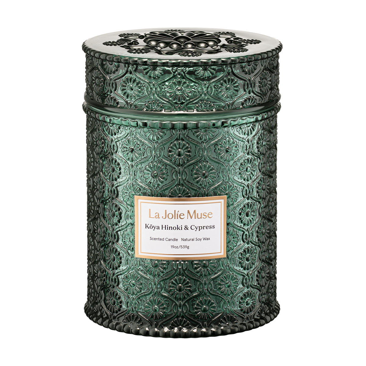 Maelyn - Kōya Hinoki & Cypress 19oz Candle Candles Maelyn_KoyaHinokiCypress_PDP_19oz_1 La Jolie Muse