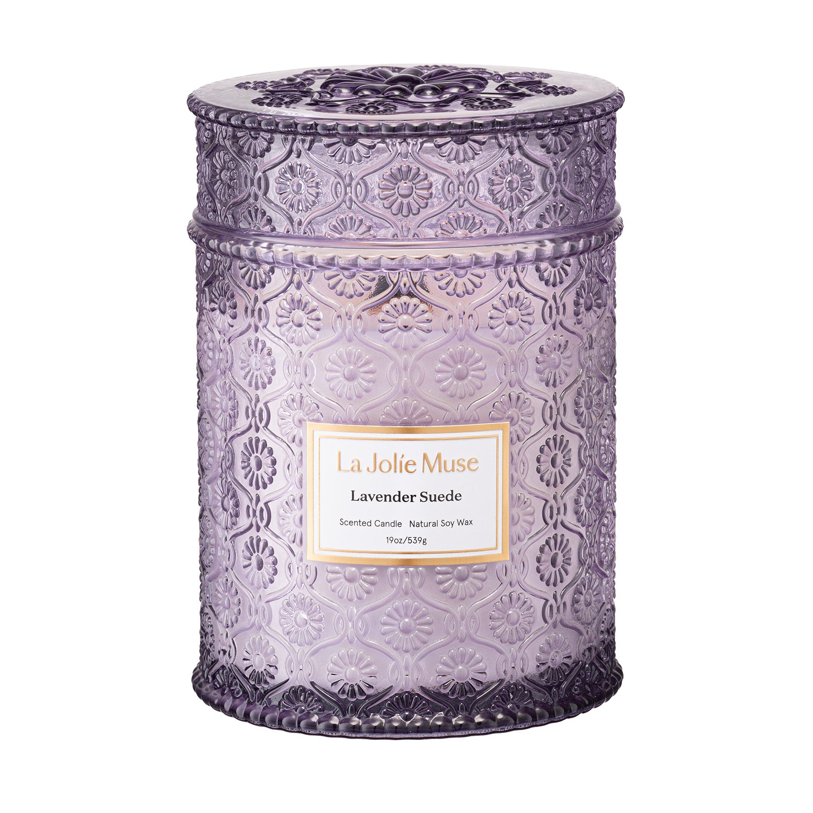 Maelyn - Lavender Suede 19oz Candle Candles Maelyn_LavenderSuede_PDP_19oz_1 La Jolie Muse